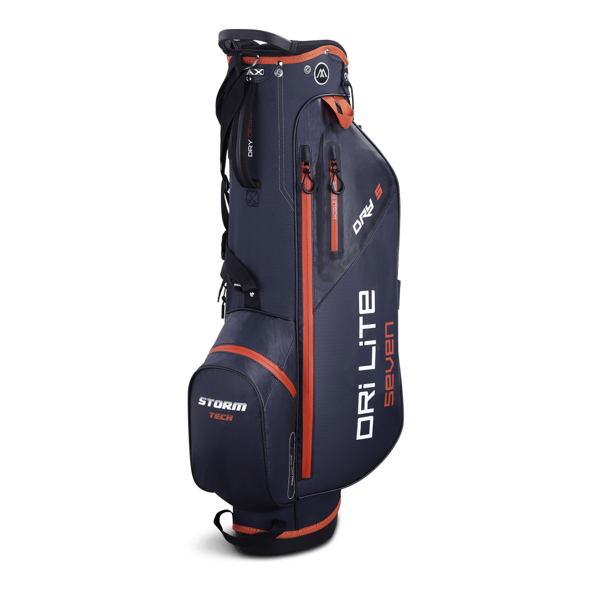 Big Max Dri Lite Seven G Golf Stand Bag - Steelblue / Rust - Big Max