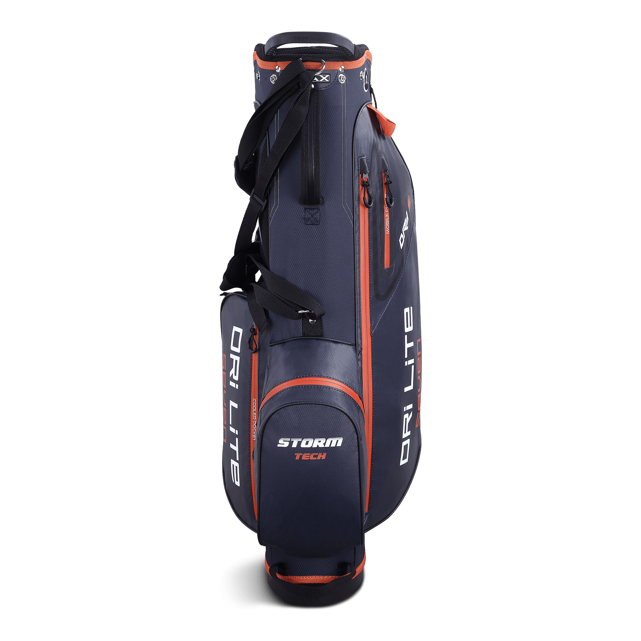 Big Max Dri Lite Seven G Golf Stand Bag - Steelblue / Rust