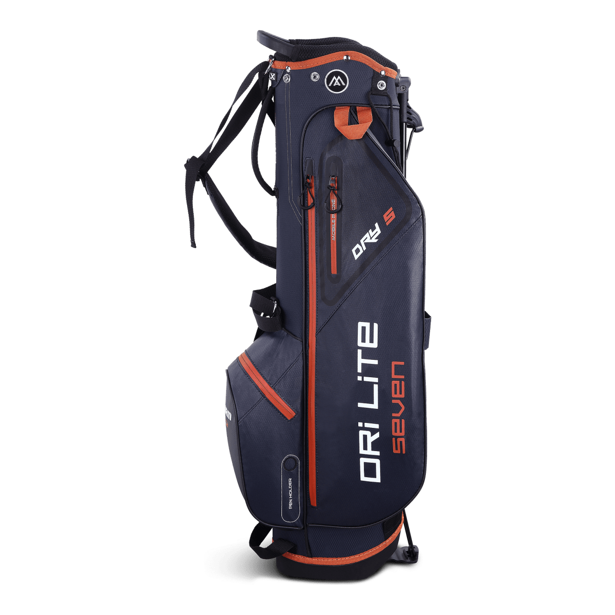 Big Max Dri Lite Seven G Golf Stand Bag - Steelblue / Rust - Big Max