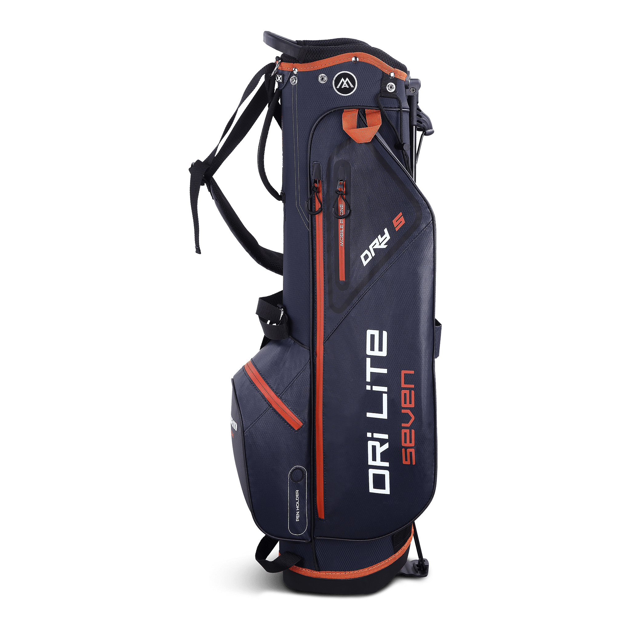 Big Max Dri Lite Seven G Golf Stand Bag - Steelblue / Rust