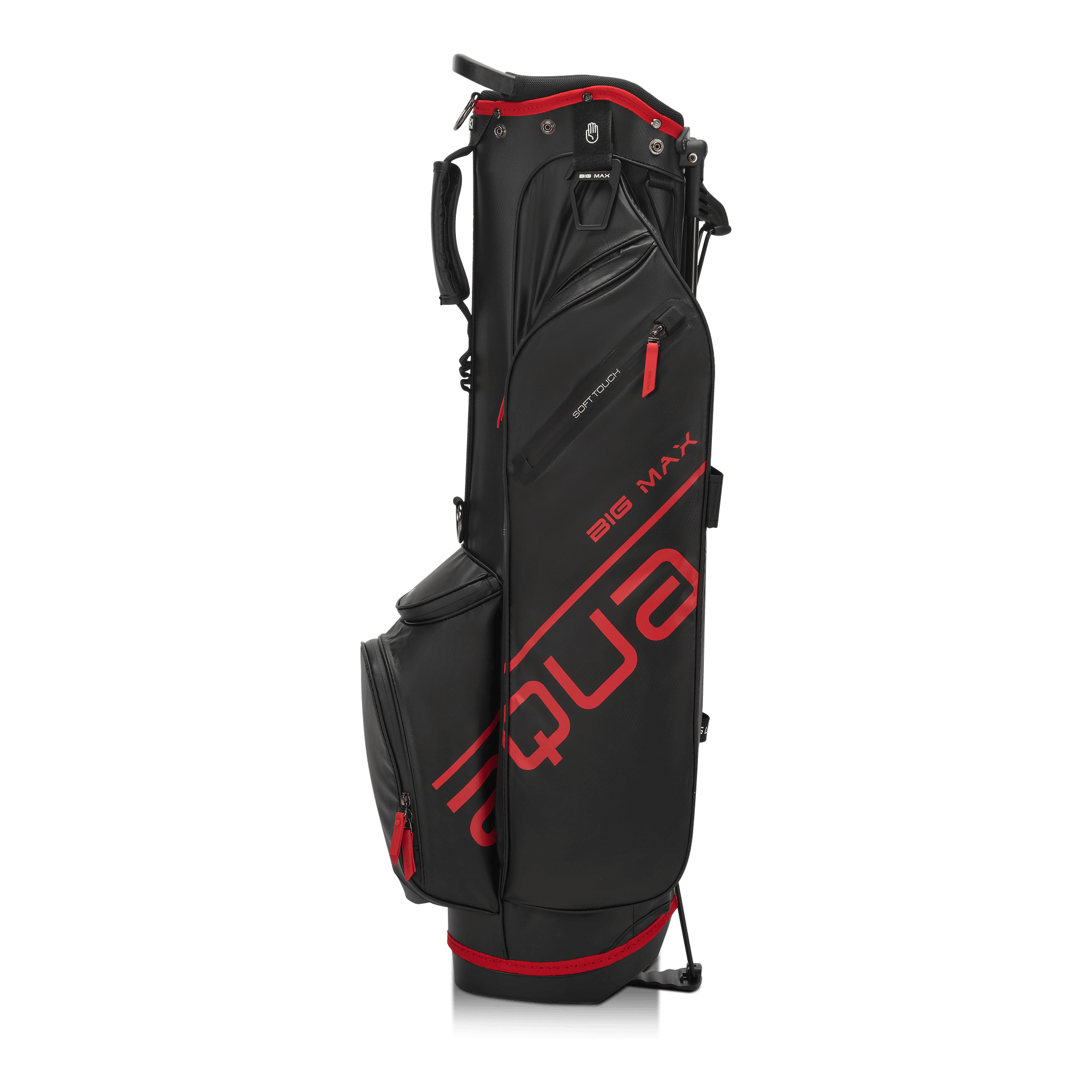 Big Max Aqua Seven H Golf Bag - Black / Red