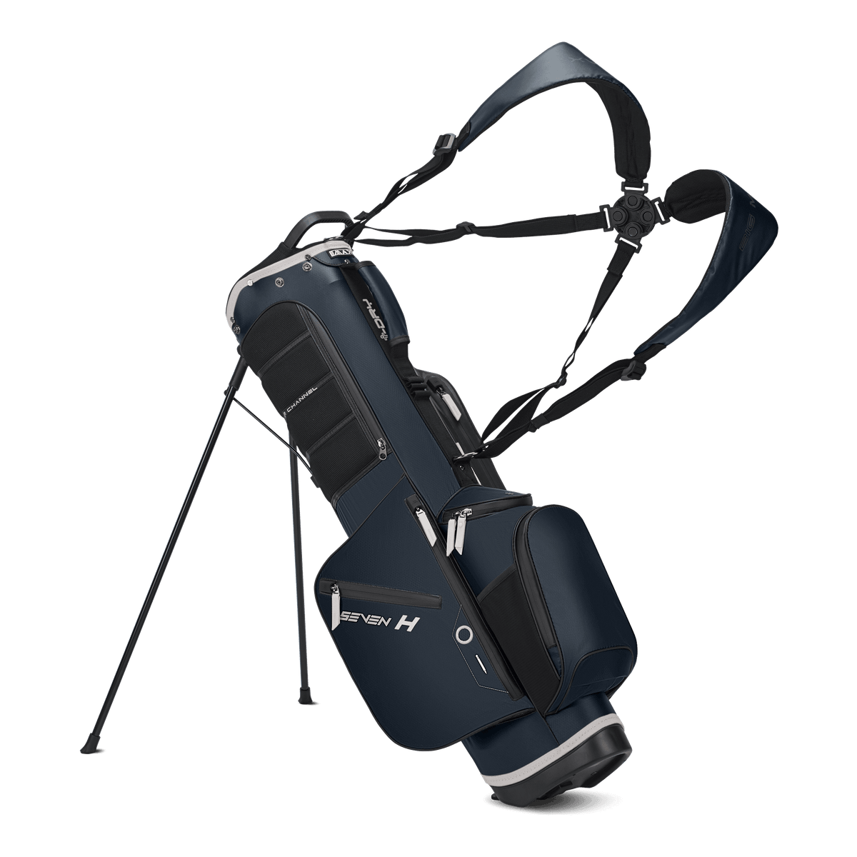 Big Max Aqua Seven H Golf Bag - Blueberry / White