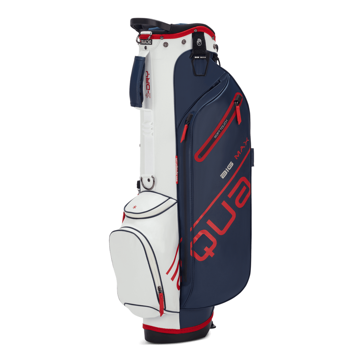 Big Max Aqua Seven H Golf Bag - Navy / White / Red - Big Max