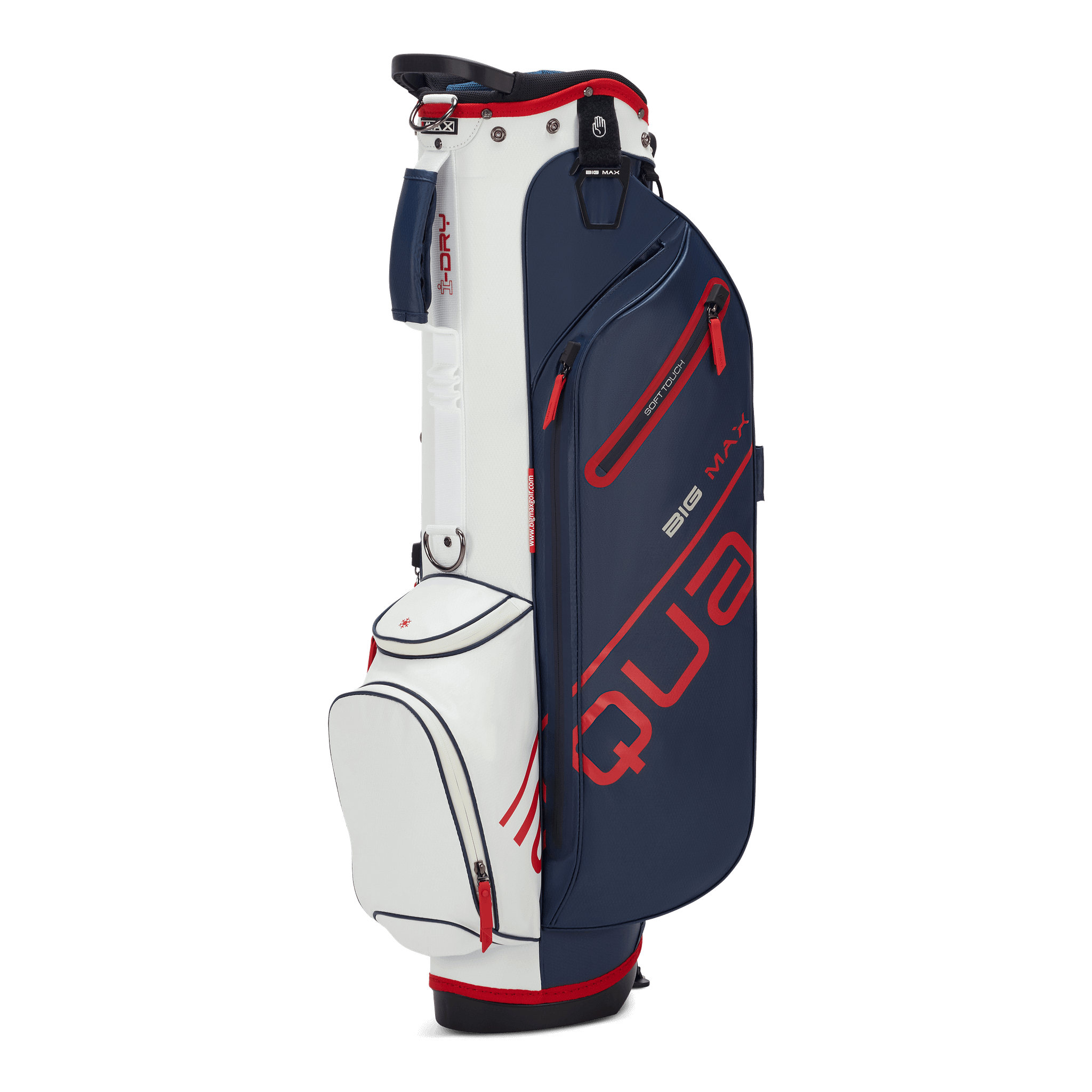 Big Max Aqua Seven H Golf Bag - Navy / White / Red