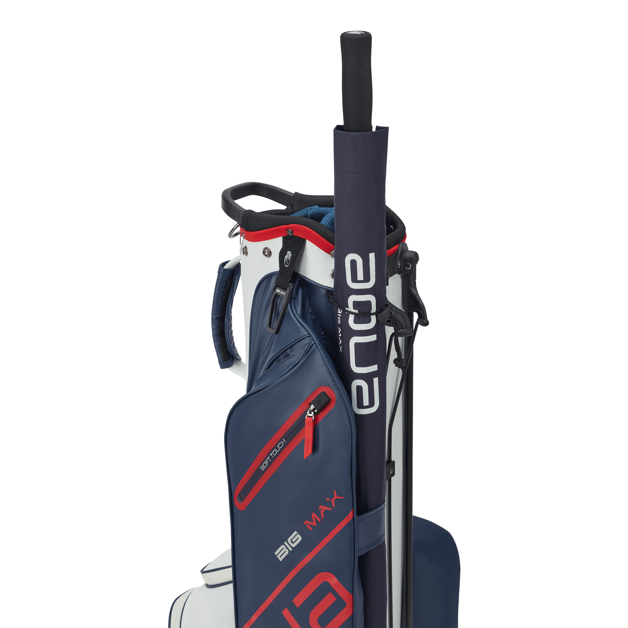 Big Max Aqua Seven H Golf Bag - Navy / White / Red