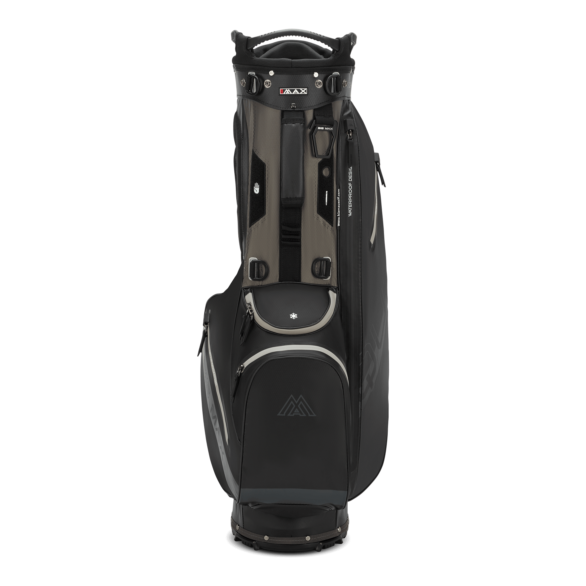 Big Max Aqua Eight H Stand Golf Bag - Black / Charcoal