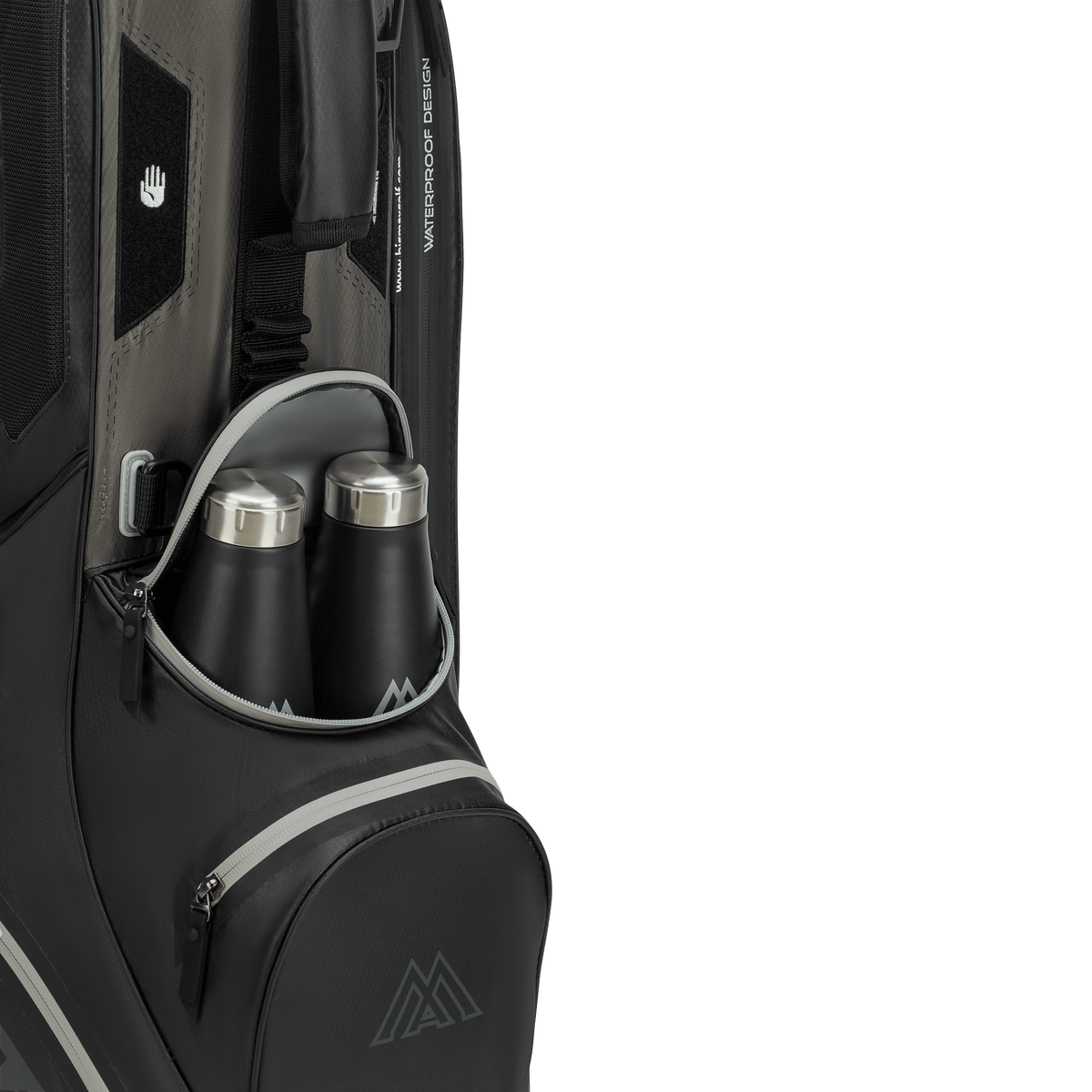 Big Max Aqua Eight H Stand Golf Bag - Black / Charcoal