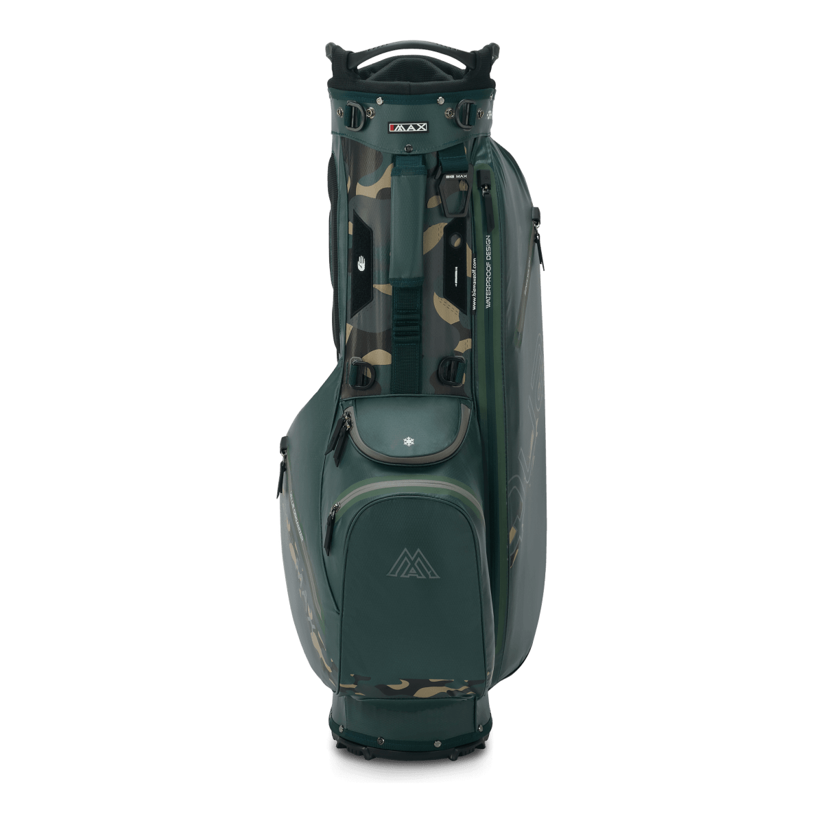 Big Max Aqua Eight H Stand Golf Bag - Forest Green / Green Camo - Big Max