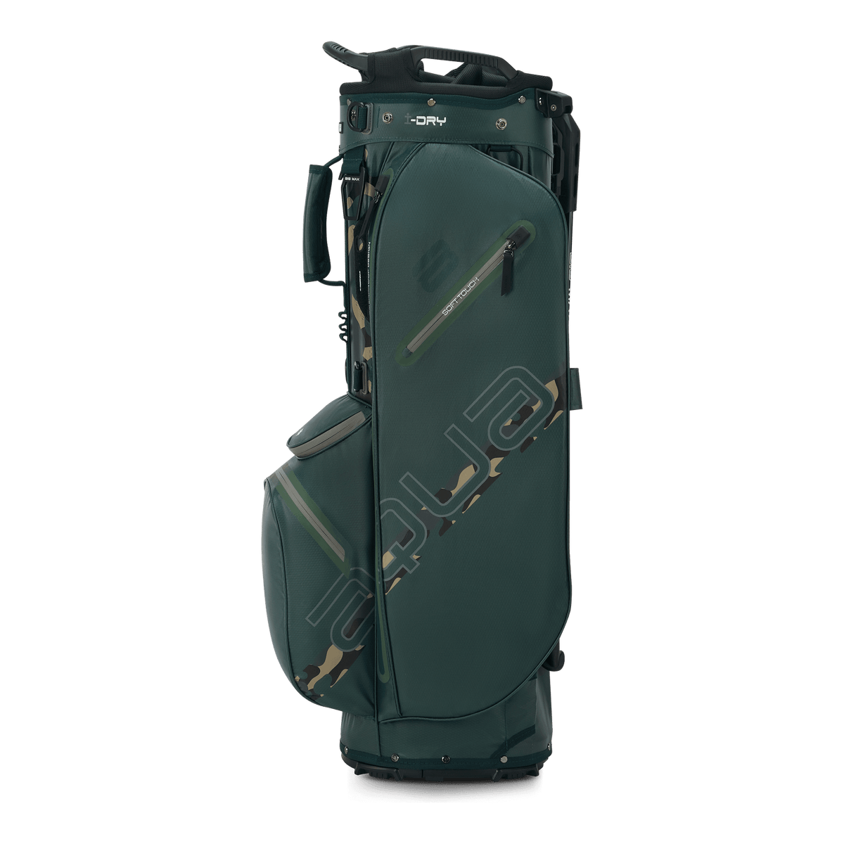 Big Max Aqua Eight H Stand Golf Bag - Forest Green / Green Camo