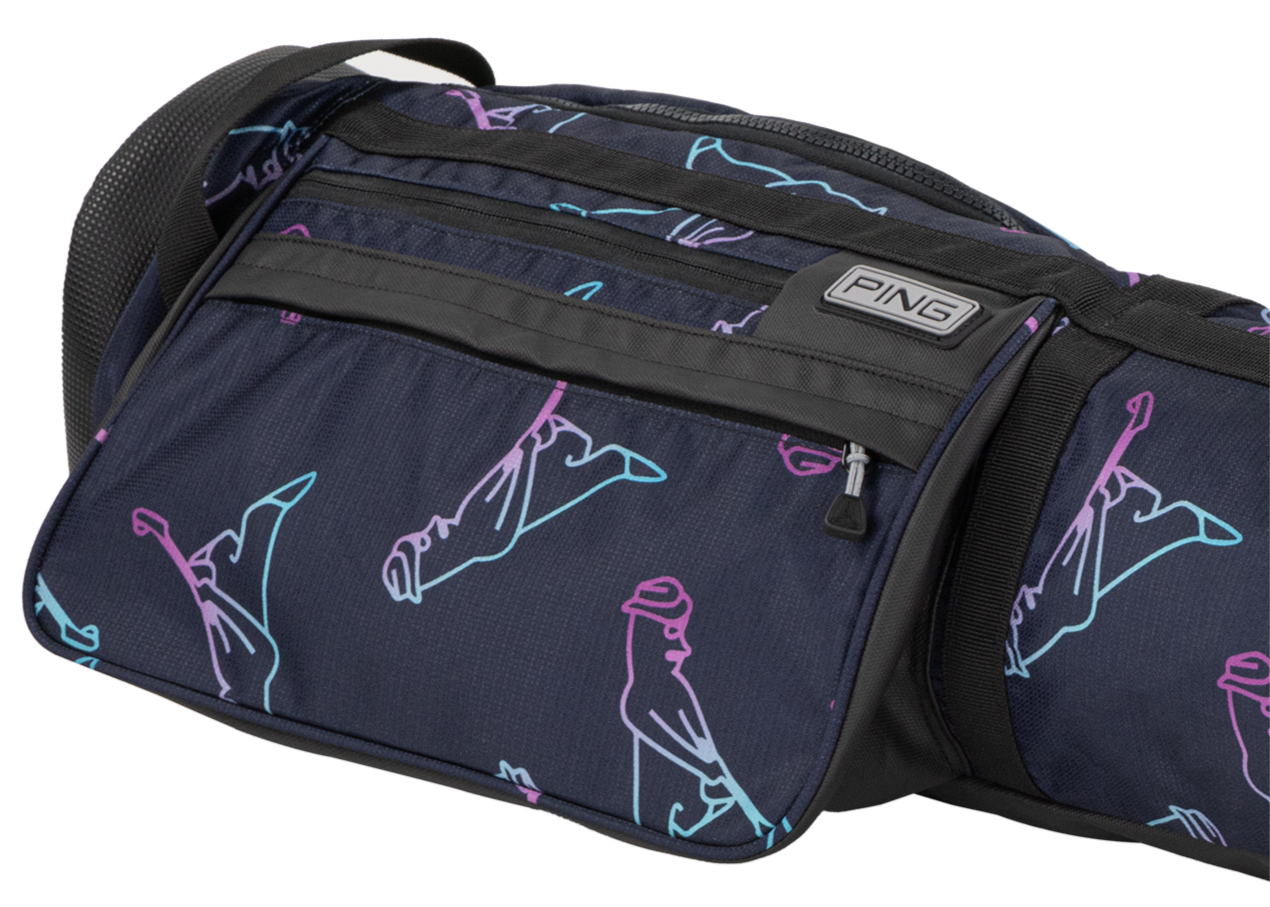Ping Moonlite 244 Carry Bag - Navy/Mr Ping