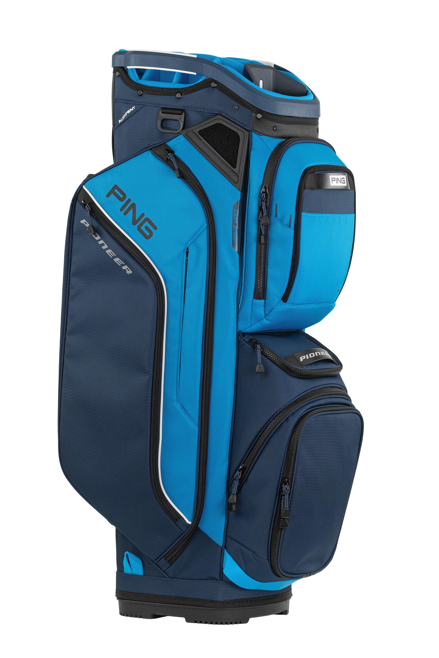 Ping Pioneer 244 Cart Bag - Blue/Navy