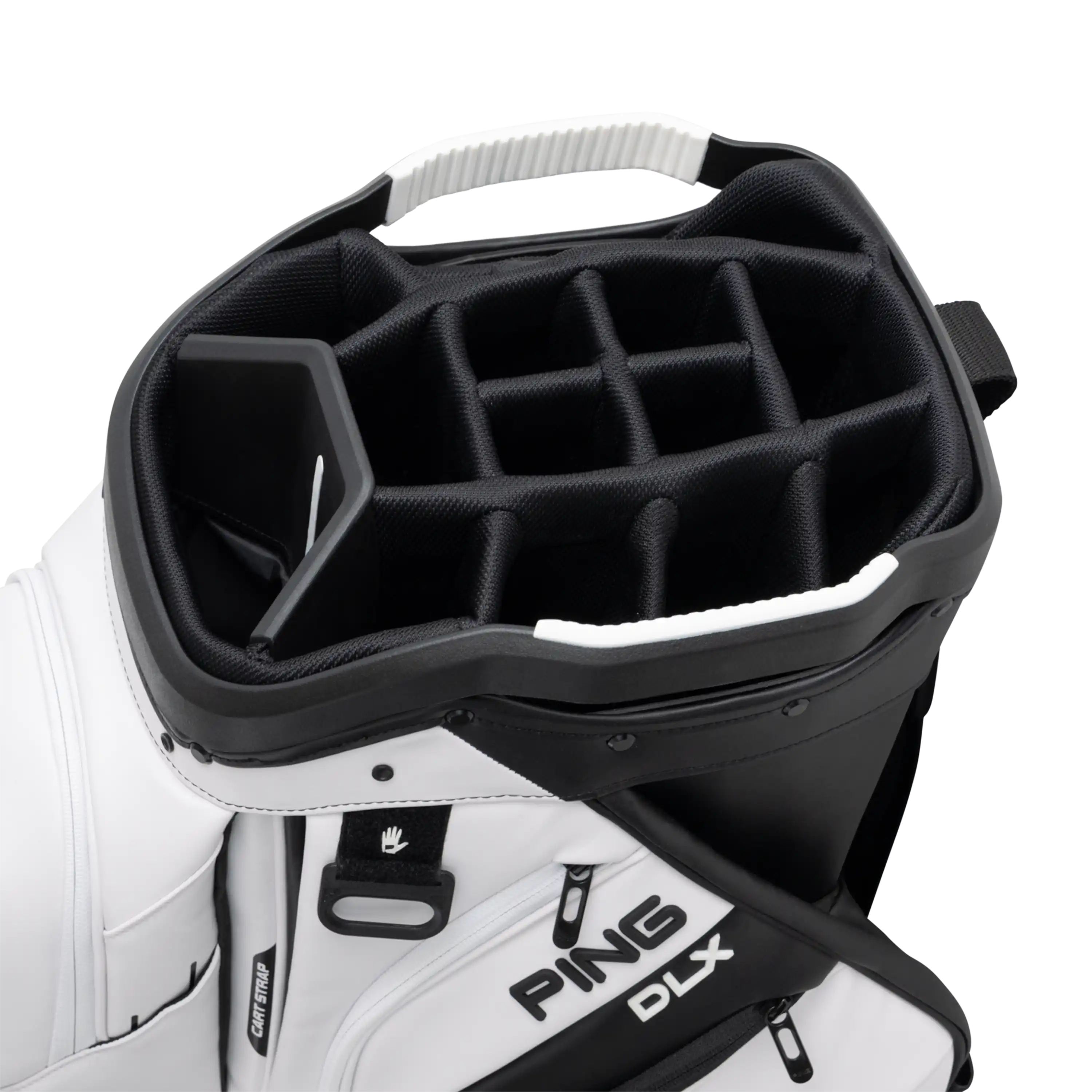 Ping DLX 244 Cart Bag - White