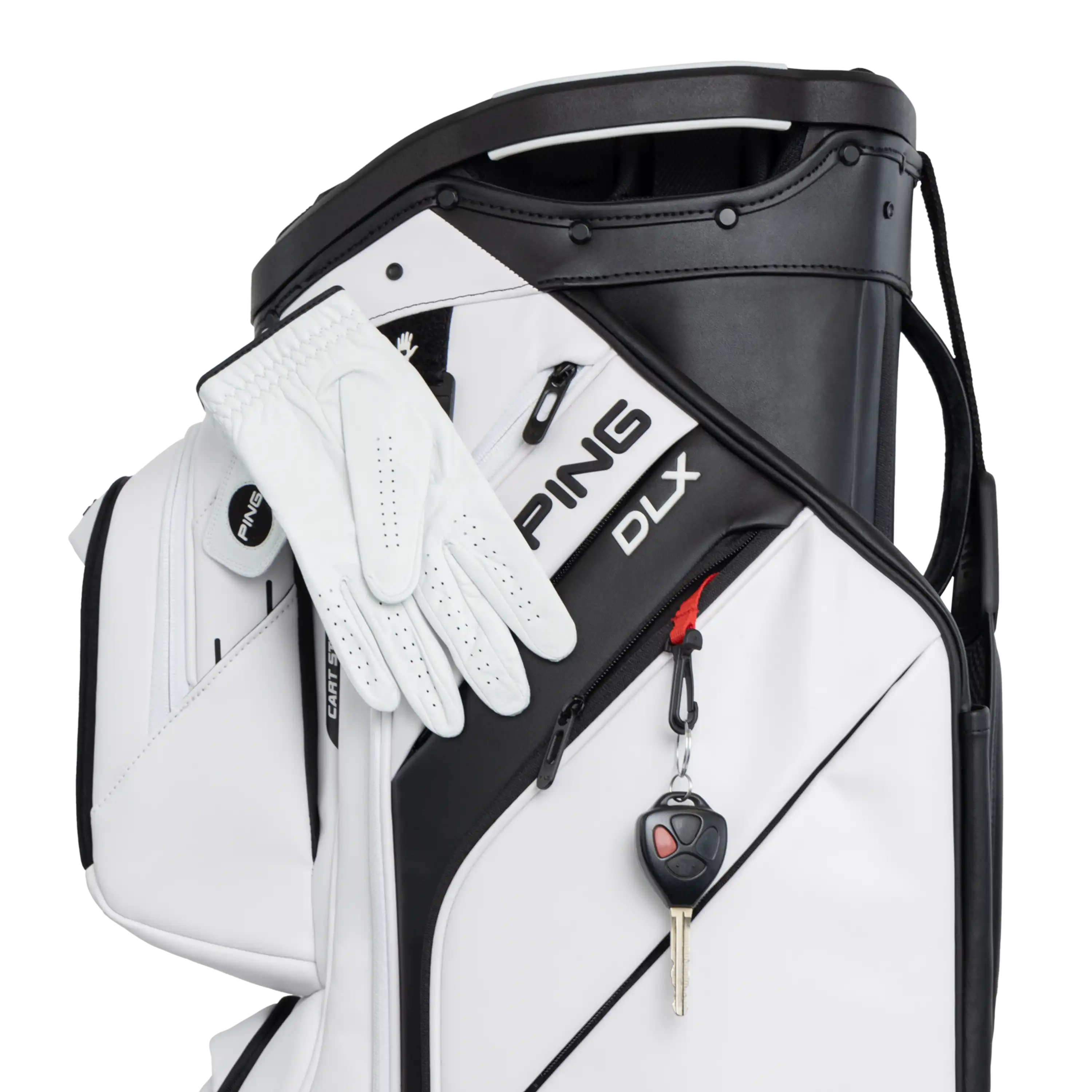 Ping DLX 244 Cart Bag - White