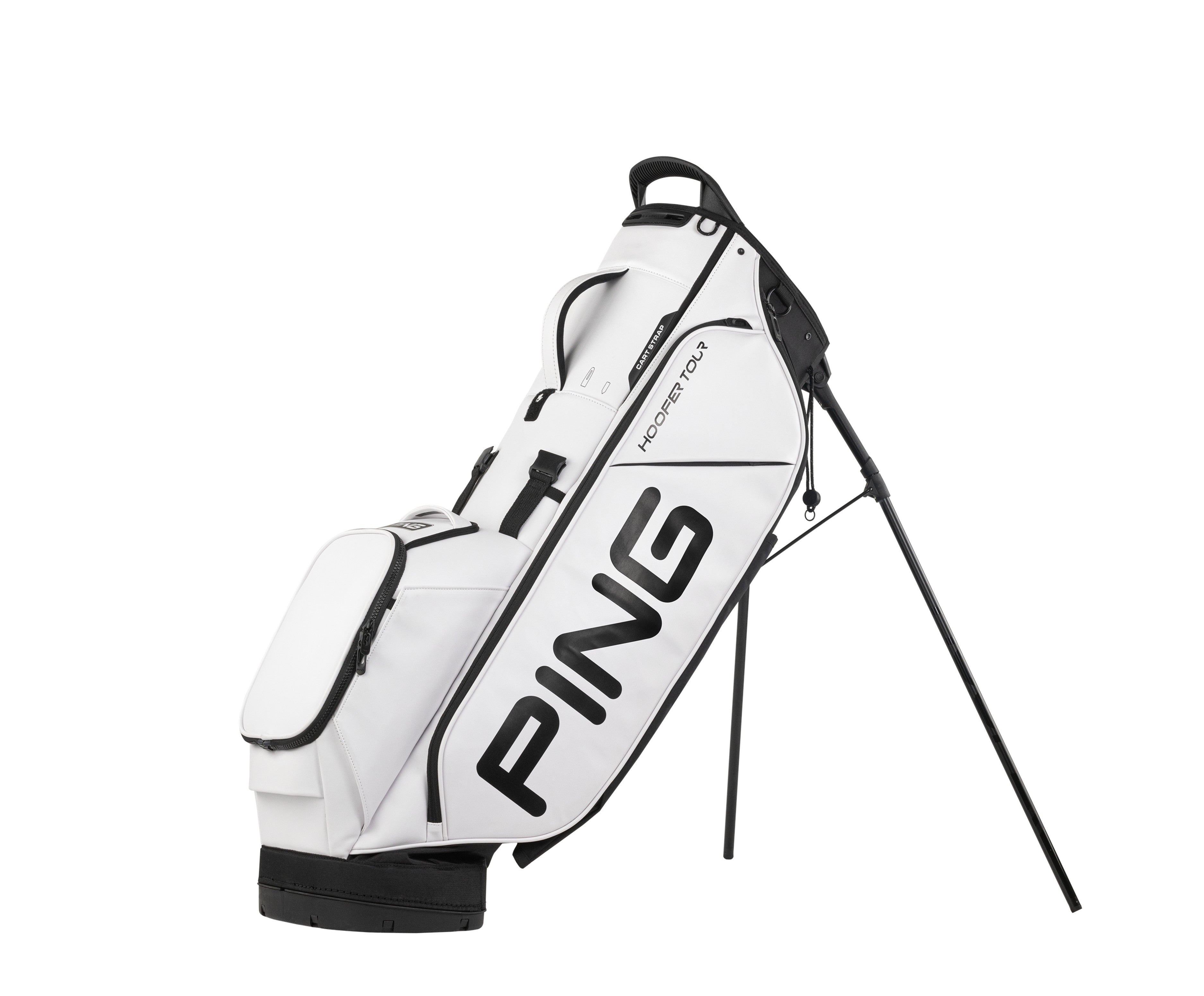 Ping Hoofer Tour 244 Stand Bag - White/Black