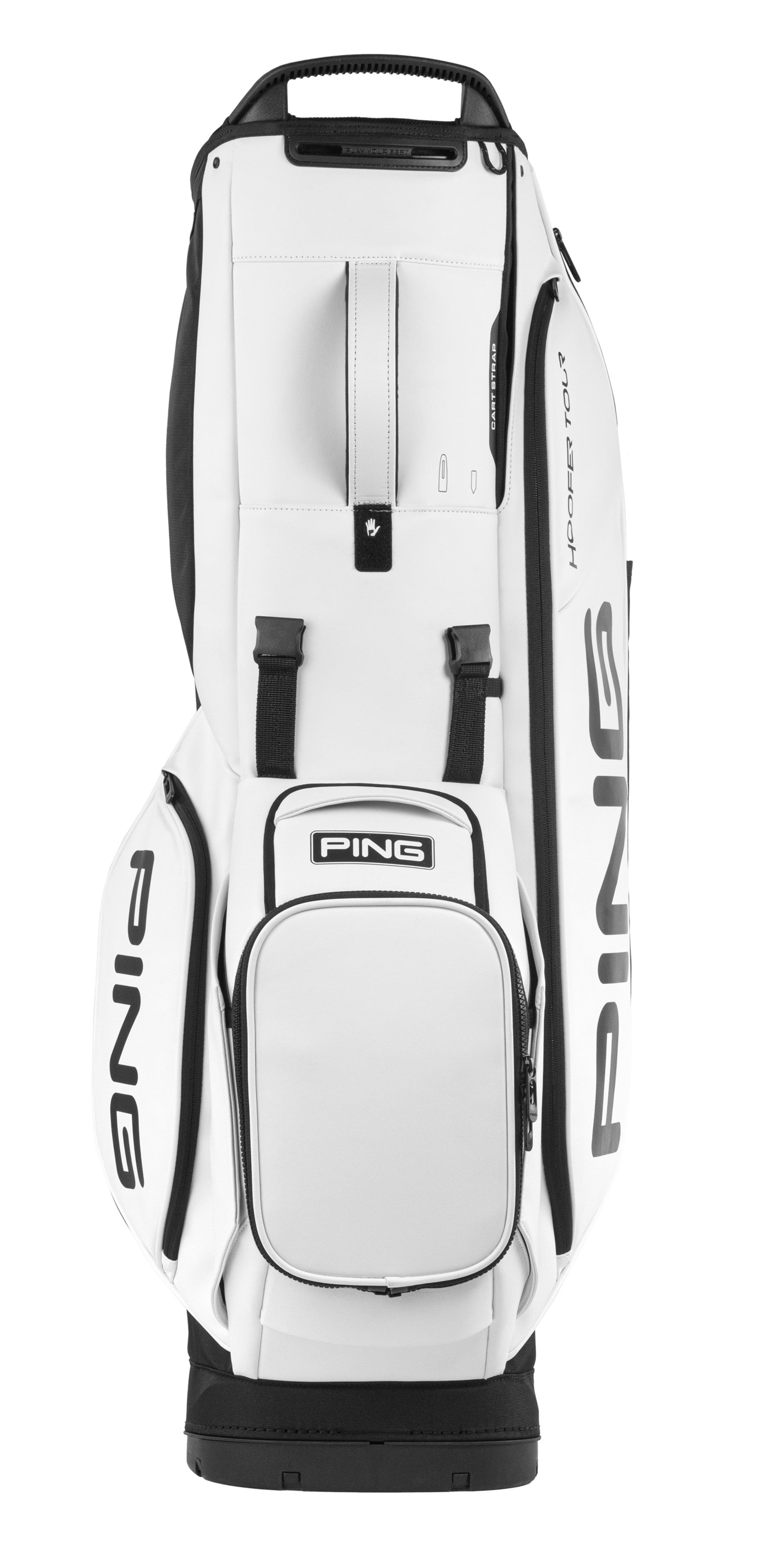 Ping Hoofer Tour 244 Golf Stand Bag - White/Black Ping Hoofer Tour 244 Golf Stand Bag - White/Black