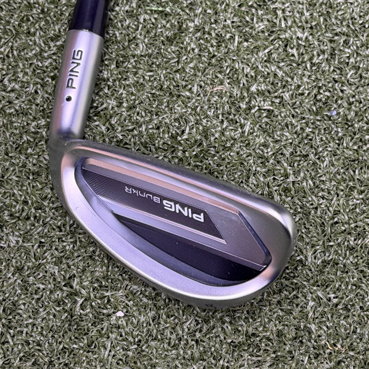 PING BunkR Lob Wedge / 64 Degree / Black Dot / Z - Z115 Wedge Flex Shaft - Ping