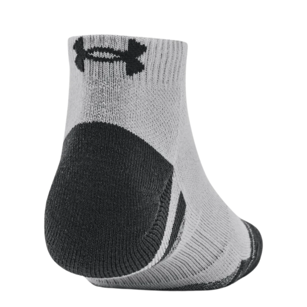 UA Performance Tech 3pk Low Cut Socks