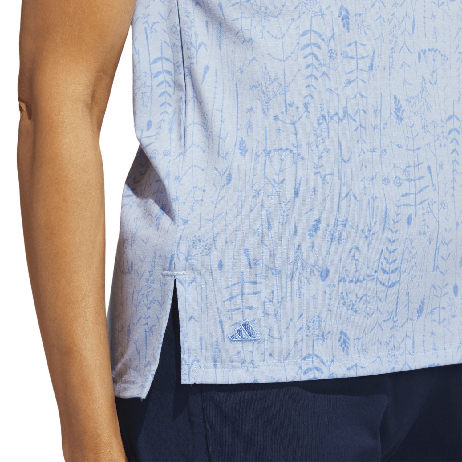 adidas Go-To Printed Ladies Golf Polo Shirt
