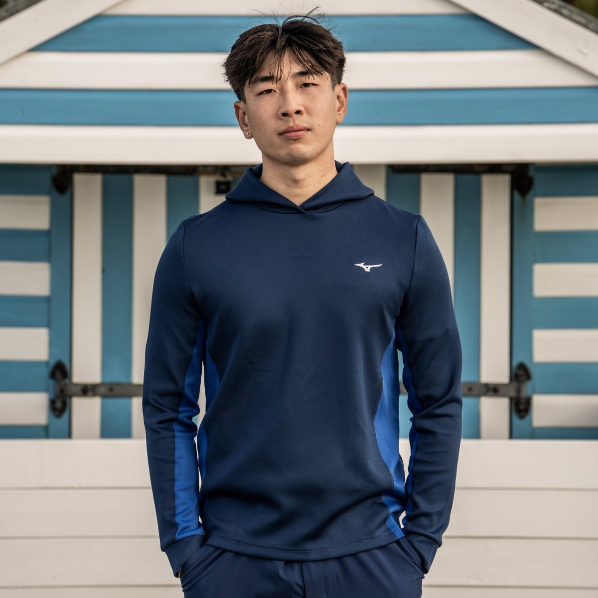 Mizuno G - Style LS Hoodie 2.0 - Estate Blue - Mizuno