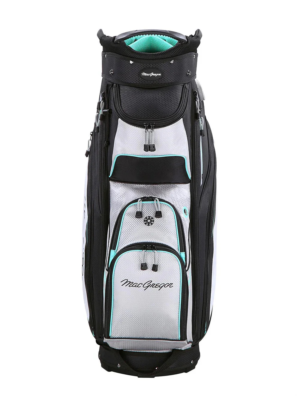 MacGregor Principal 10" Cart Bag - Cool Mint / Grey