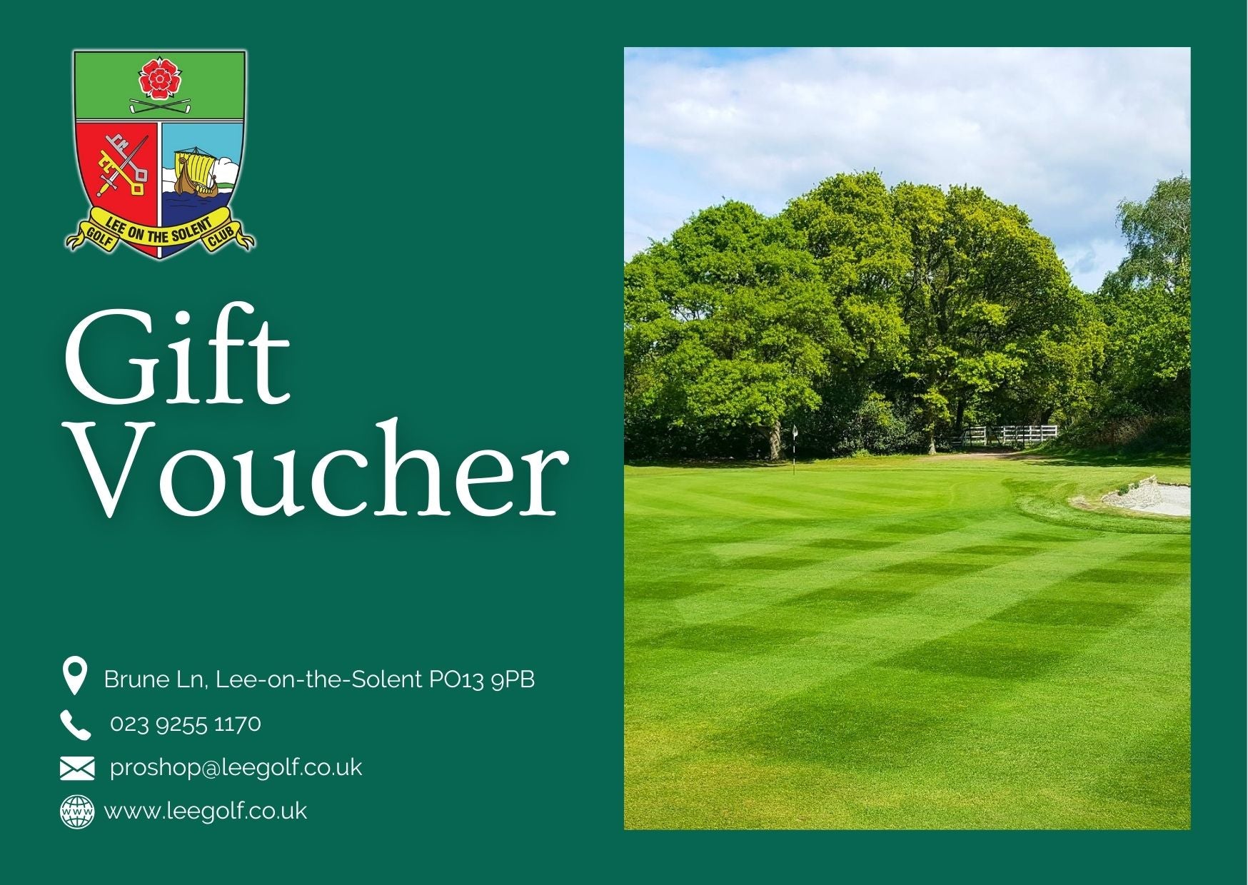 Lee-On-the-Solent Golf Club Gift Card