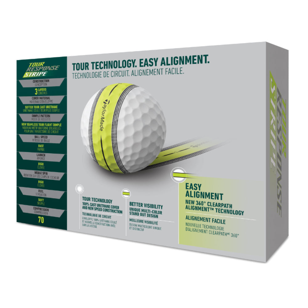 TaylorMade Tour Response Stripe Multipack Golf Balls