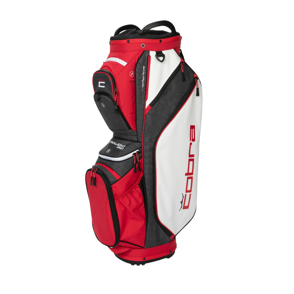 Cobra Ultralight Pro Cart Bag - Ski Patrol / Black