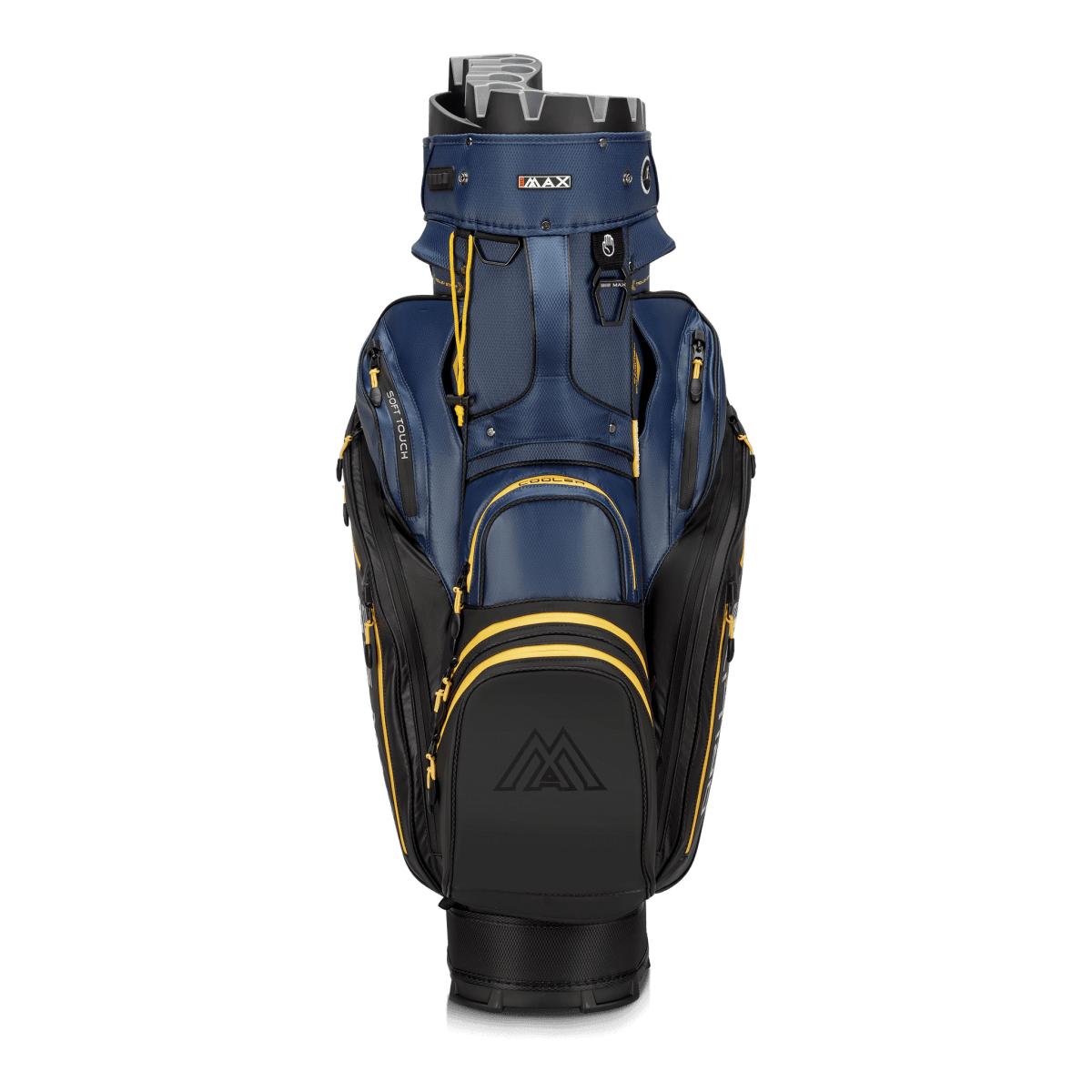 Big Max Dri Lite Silencio 3 Organiser Golf Cart Bag - Black / Navy / Corn - Big Max