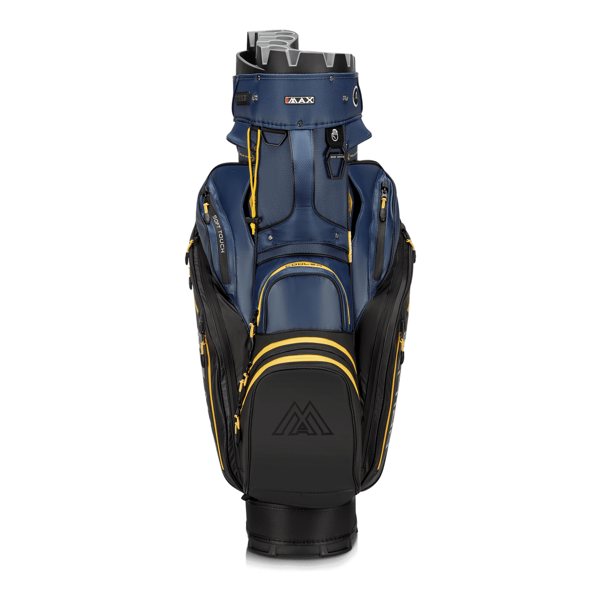 Big Max Dri Lite Silencio 3 Organiser Golf Cart Bag - Black / Navy / Corn