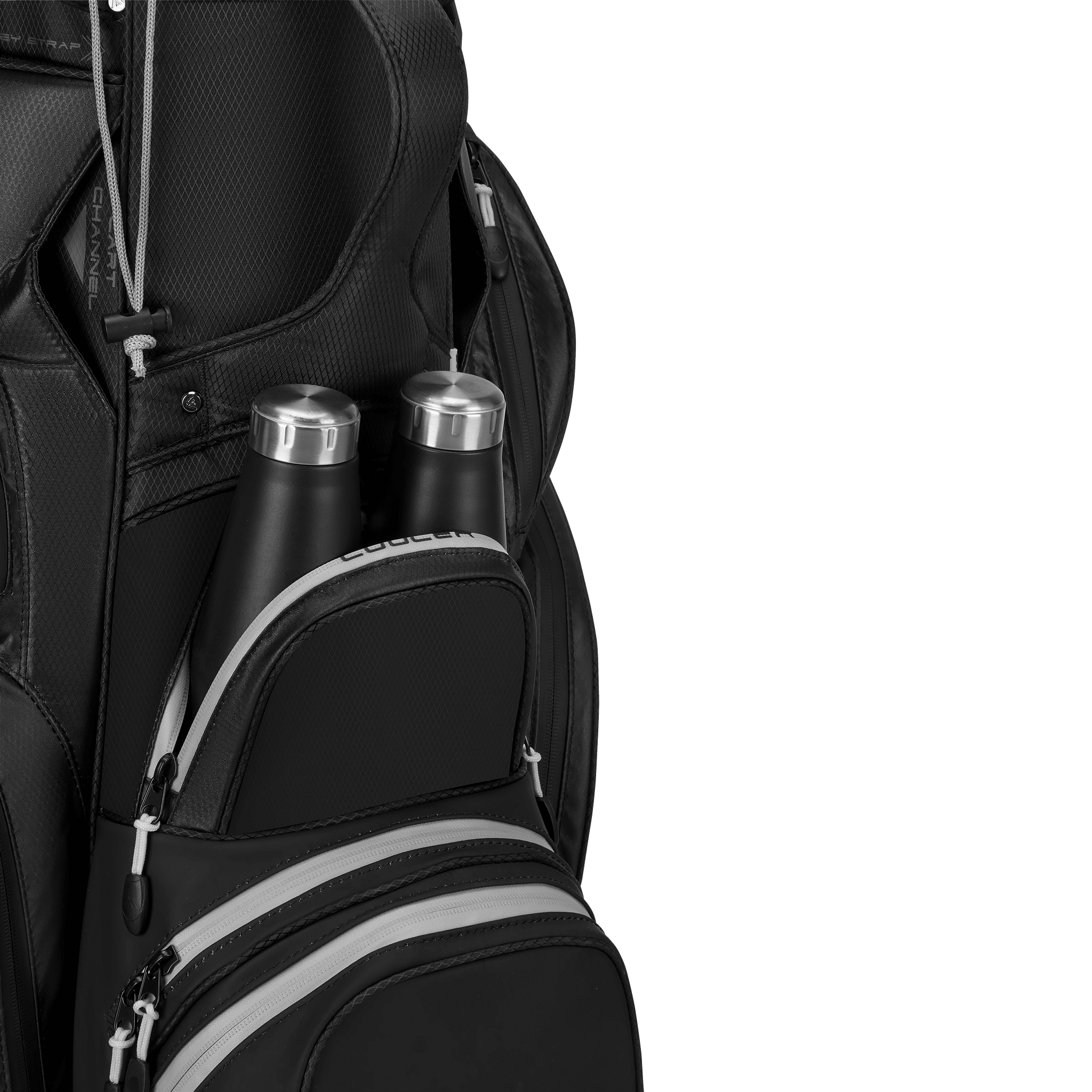 Big Max Dri Lite Silencio 3 Organiser Golf Cart Bag - Black