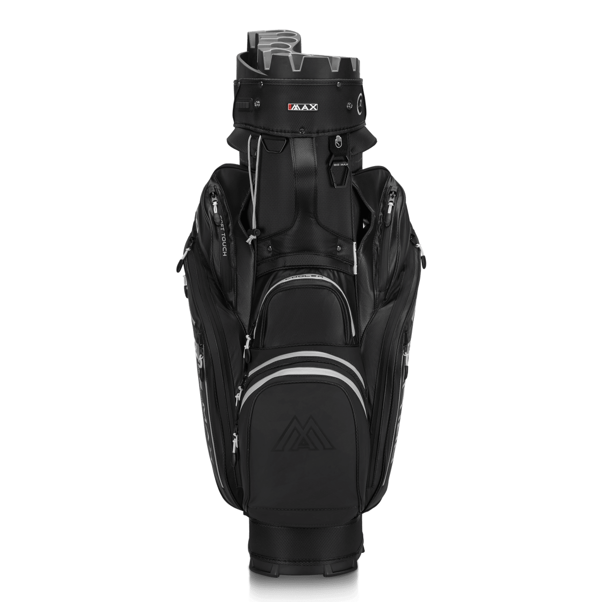 Big Max Dri Lite Silencio 3 Organiser Golf Cart Bag - Black - Big Max