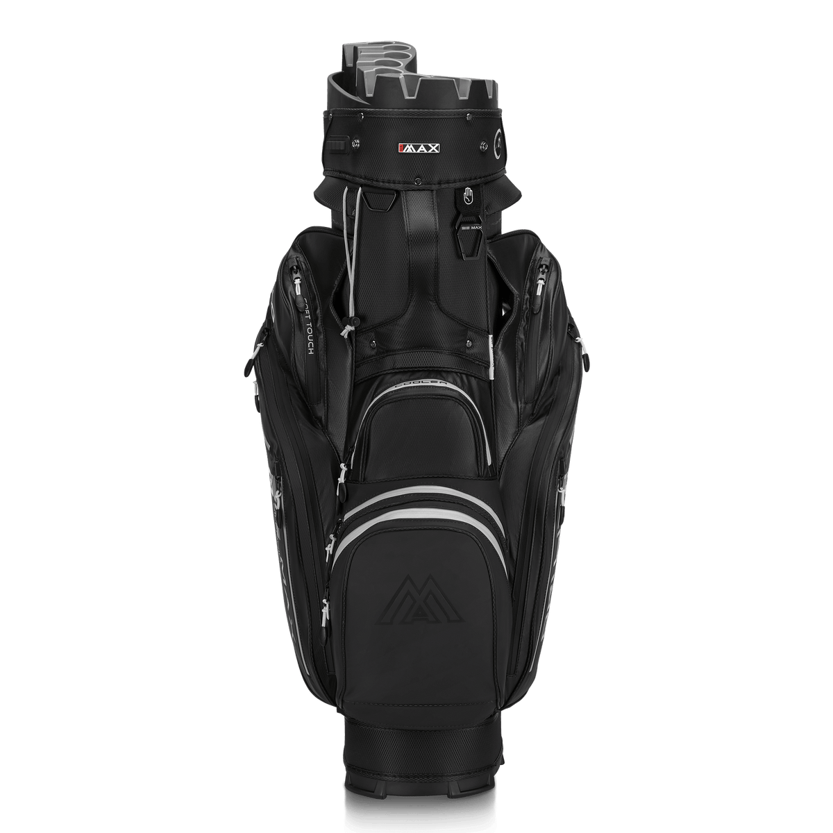 Big Max Dri Lite Silencio 3 Organiser Golf Cart Bag - Black