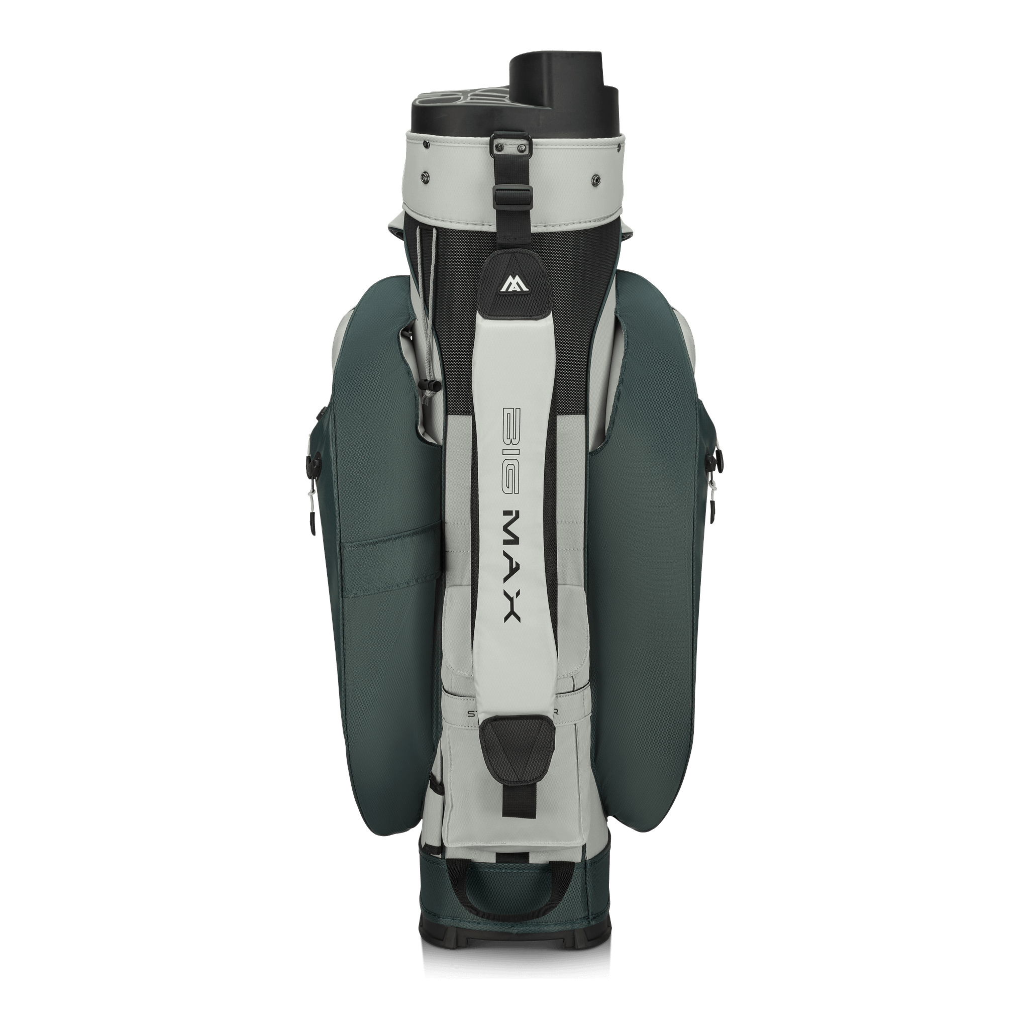 Big Max Dri Lite Silencio 3 Organiser Golf Cart Bag - Forest Green / Off White