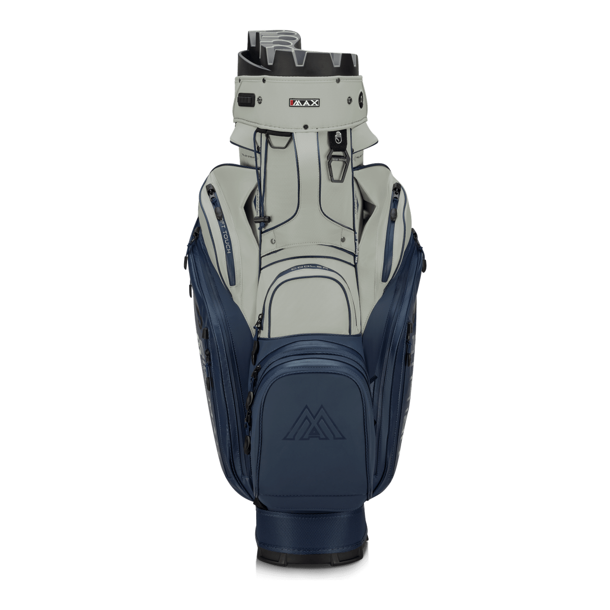 Big Max Dri Lite Silencio 3 Organiser Golf Cart Bag - Navy / Off White - Big Max