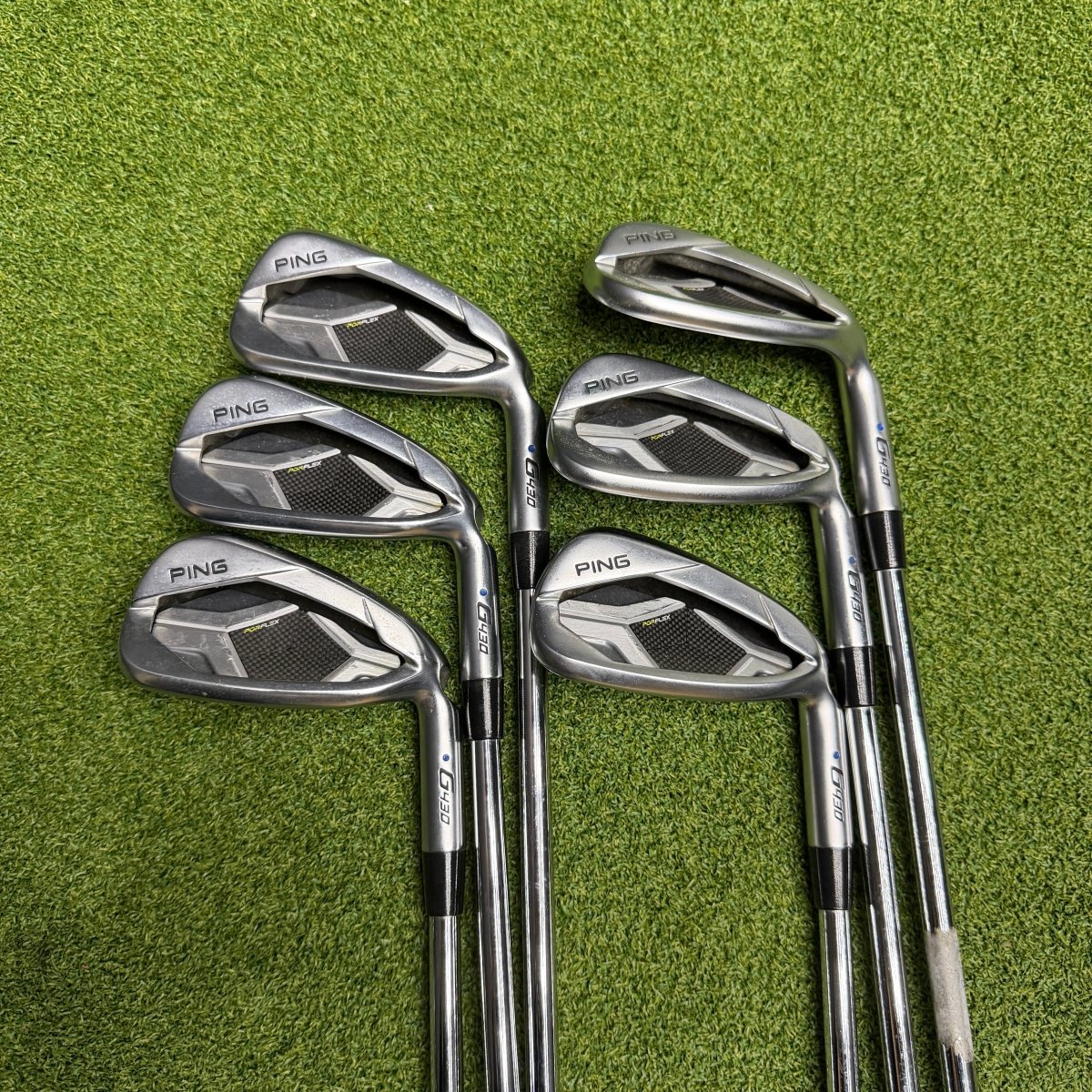 Ping G430 Irons / 6 - PW+54 / Blue Dot / AWT 2.0 Regular Shafts - Ping