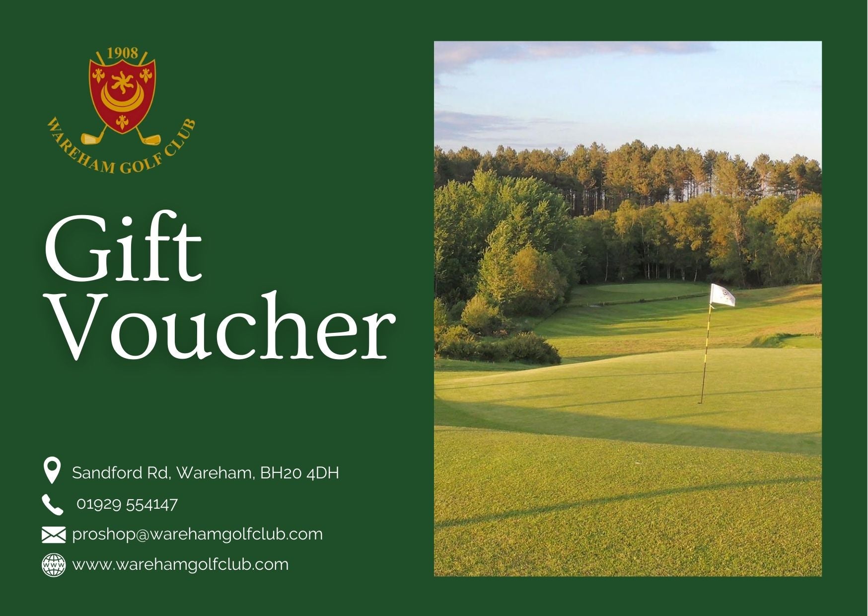 Wareham Golf Club Gift Card