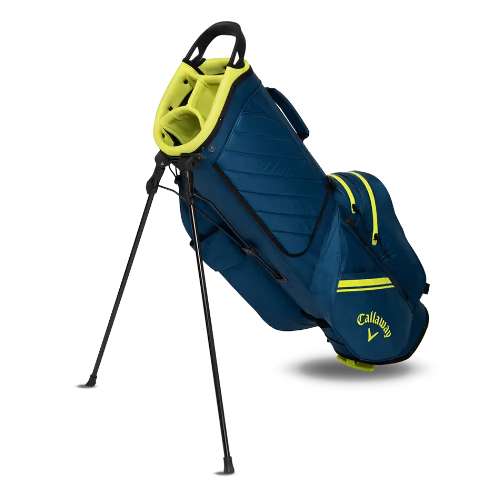 Callaway Chase Dry 14 Stand Bag 25 - Navy/Florescent Yellow