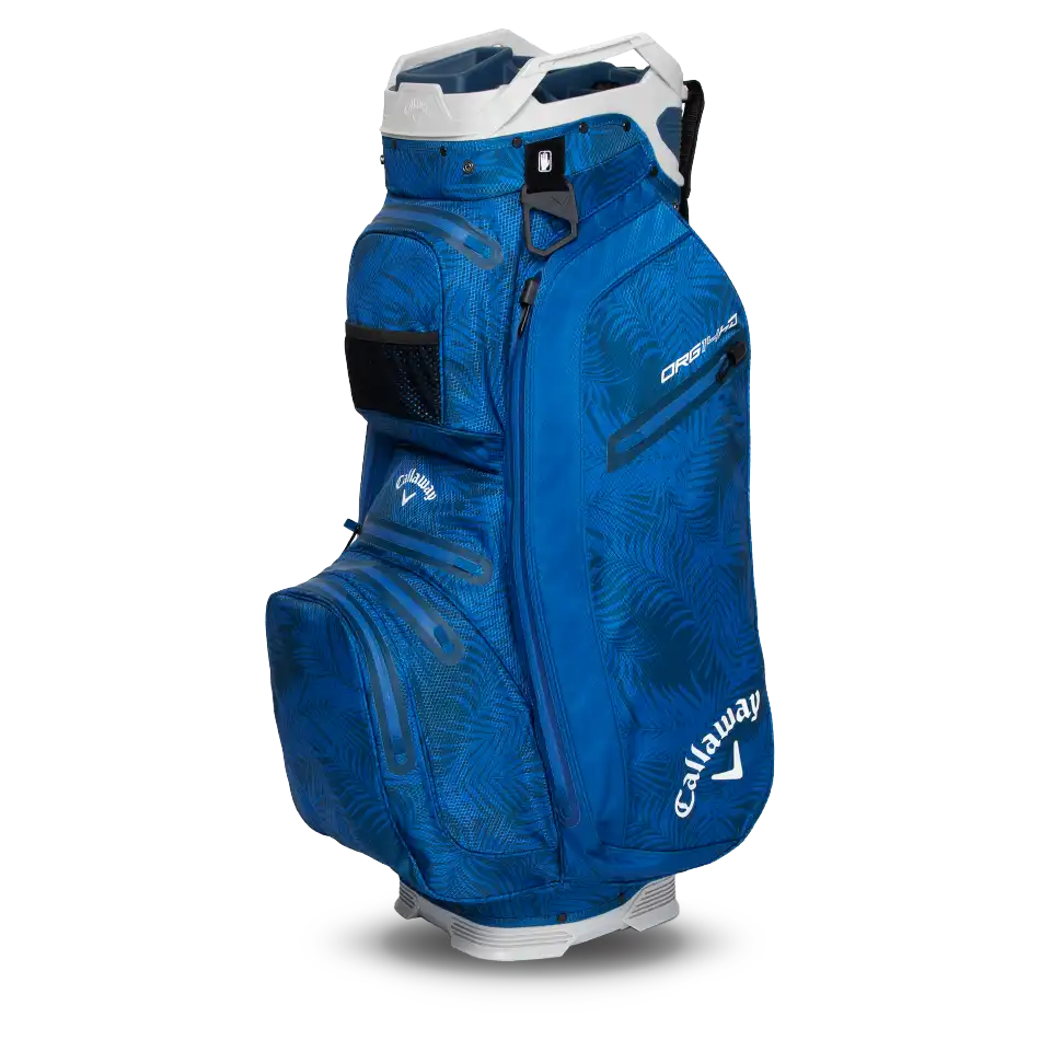 Callaway Org 14 HD Cart Bag 25 - Blue Palms/Light Grey