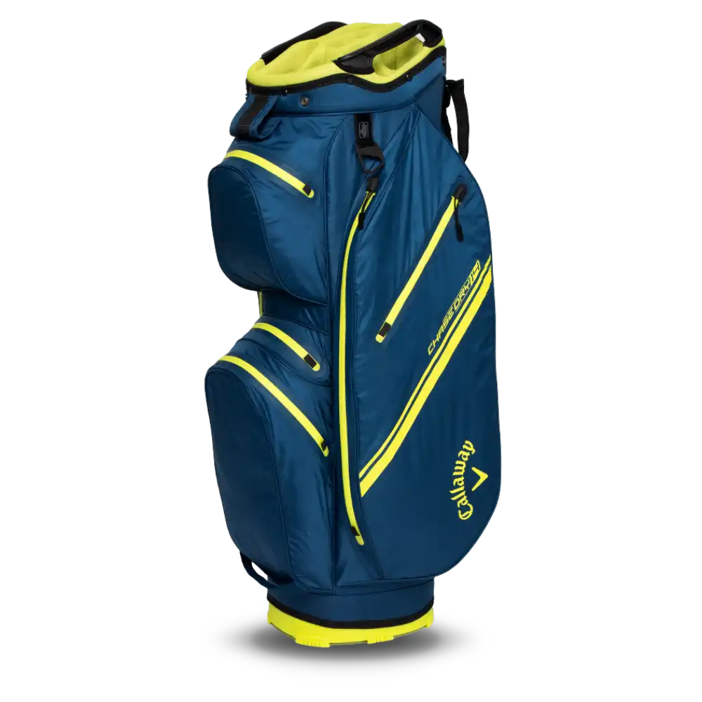 Callaway Chase Dry 14 Cart Bag 25 - Navy/Florescent Yellow