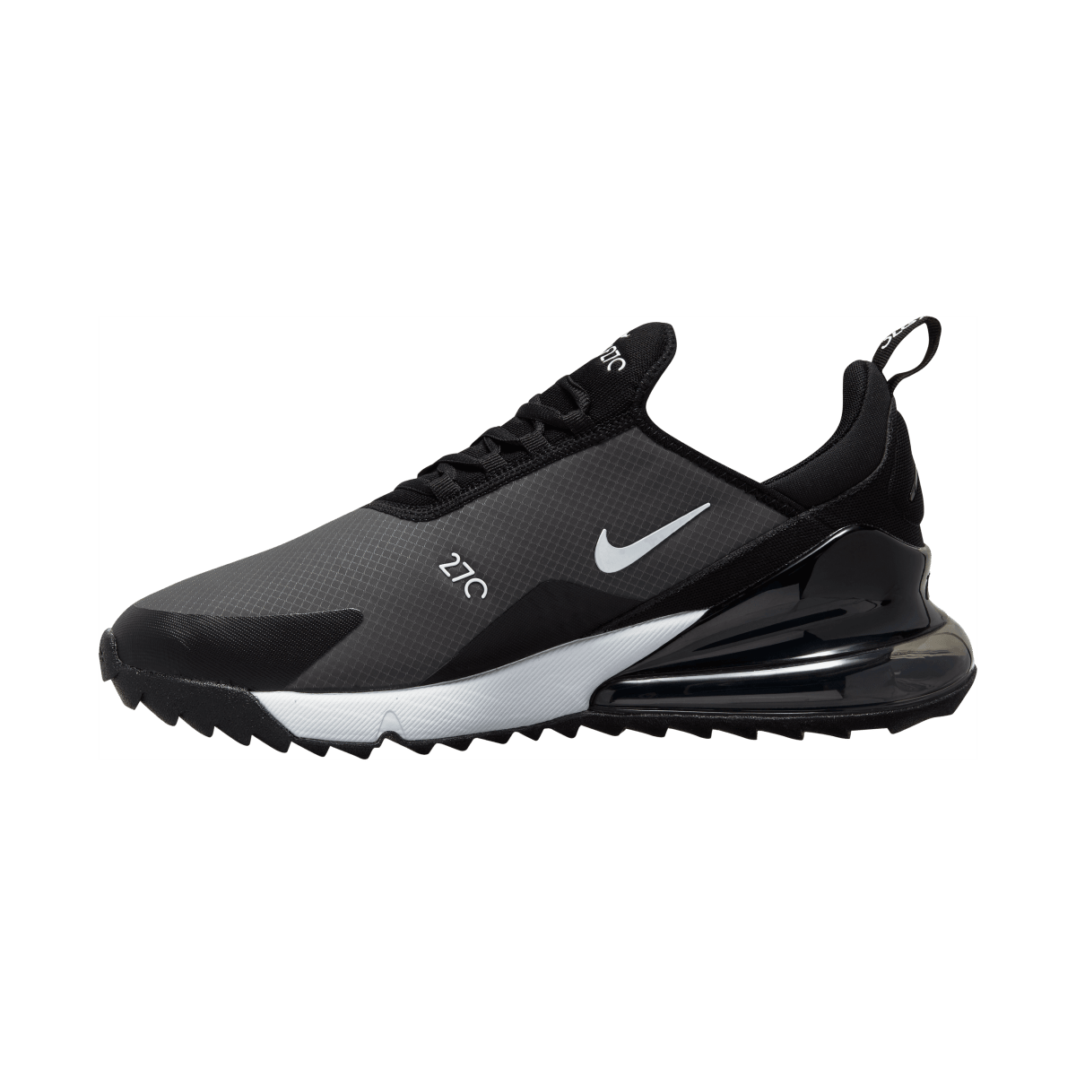 Nike Air Max 270G Spikeless Golf Shoes - Black/White/Hot Punch - Nike Golf