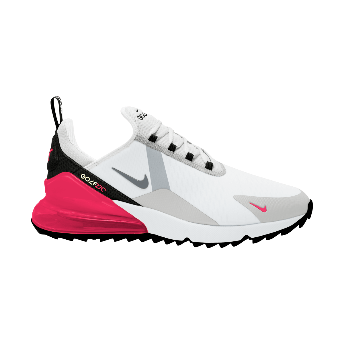Nike Air Max 270G Spikeless Golf Shoes - White/Cool Grey - Natural Grey - Nike Golf