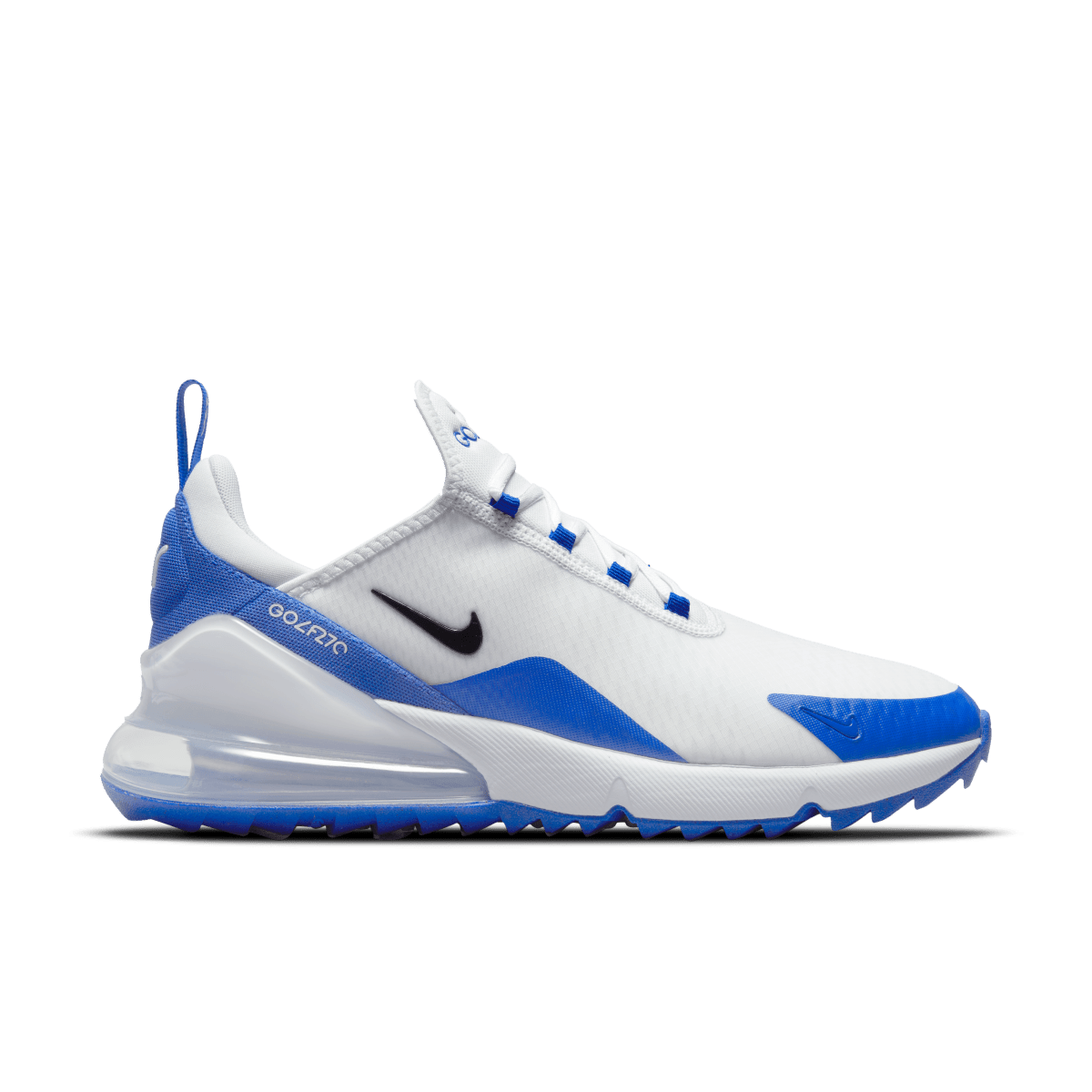 Nike Air Max 270G Spikeless Golf Shoes - White / Black - Racer Blue - Pure Platinum - Nike Golf