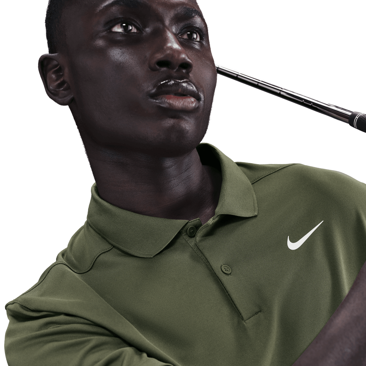 Nike DF Victory Solid Polo - Medium Olive / Pale Ivory - Nike Golf