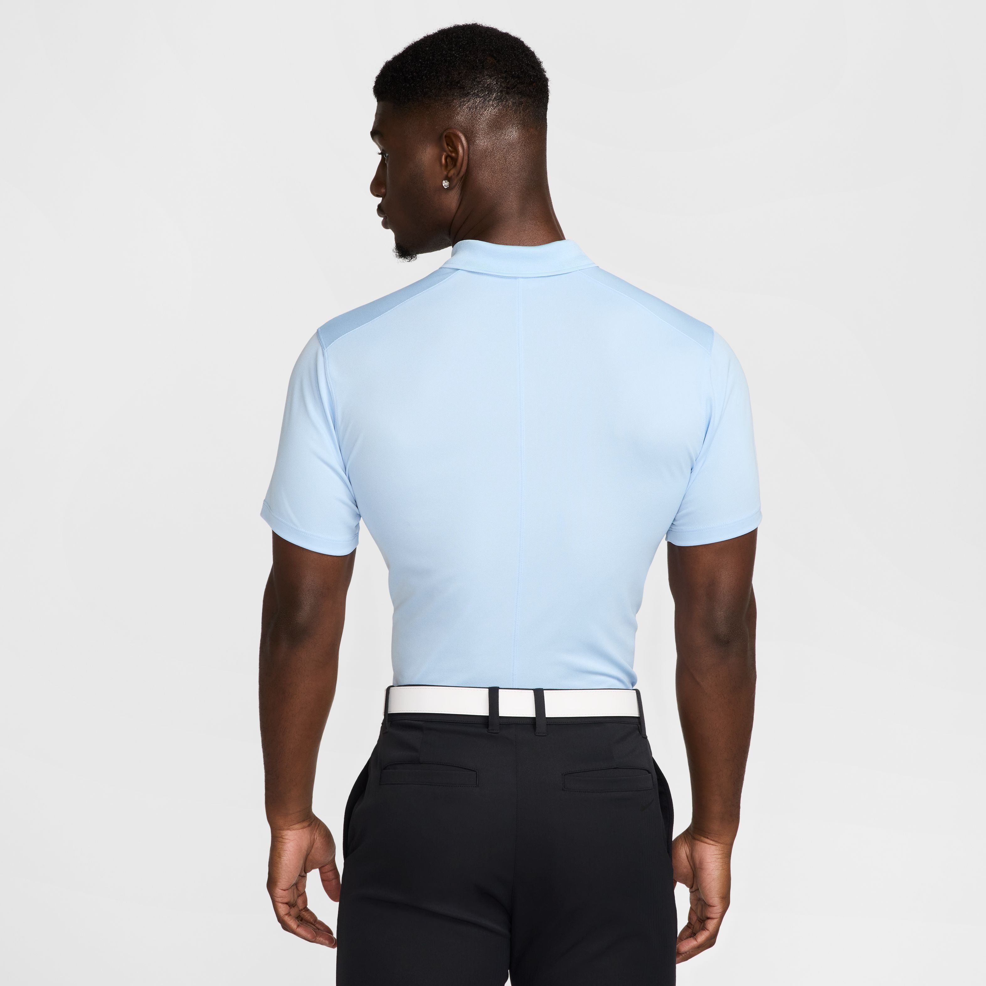 Nike DF Victory Solid Polo - Psychic Blue / Black