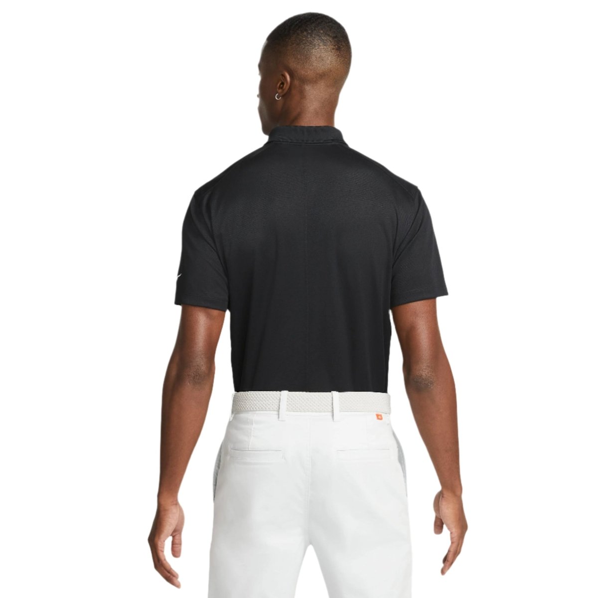 Nike DF Victory Solid Polo - Black / White - Nike Golf