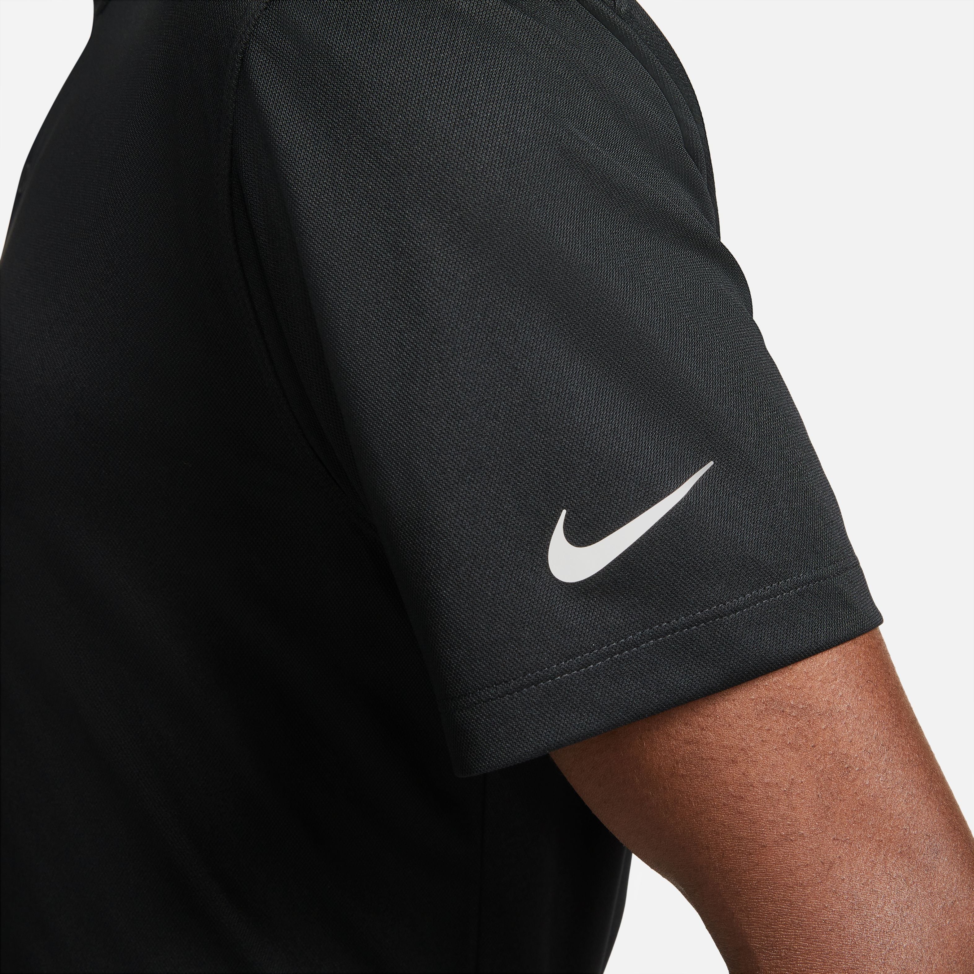 Nike DF Victory Solid Polo - Black / White