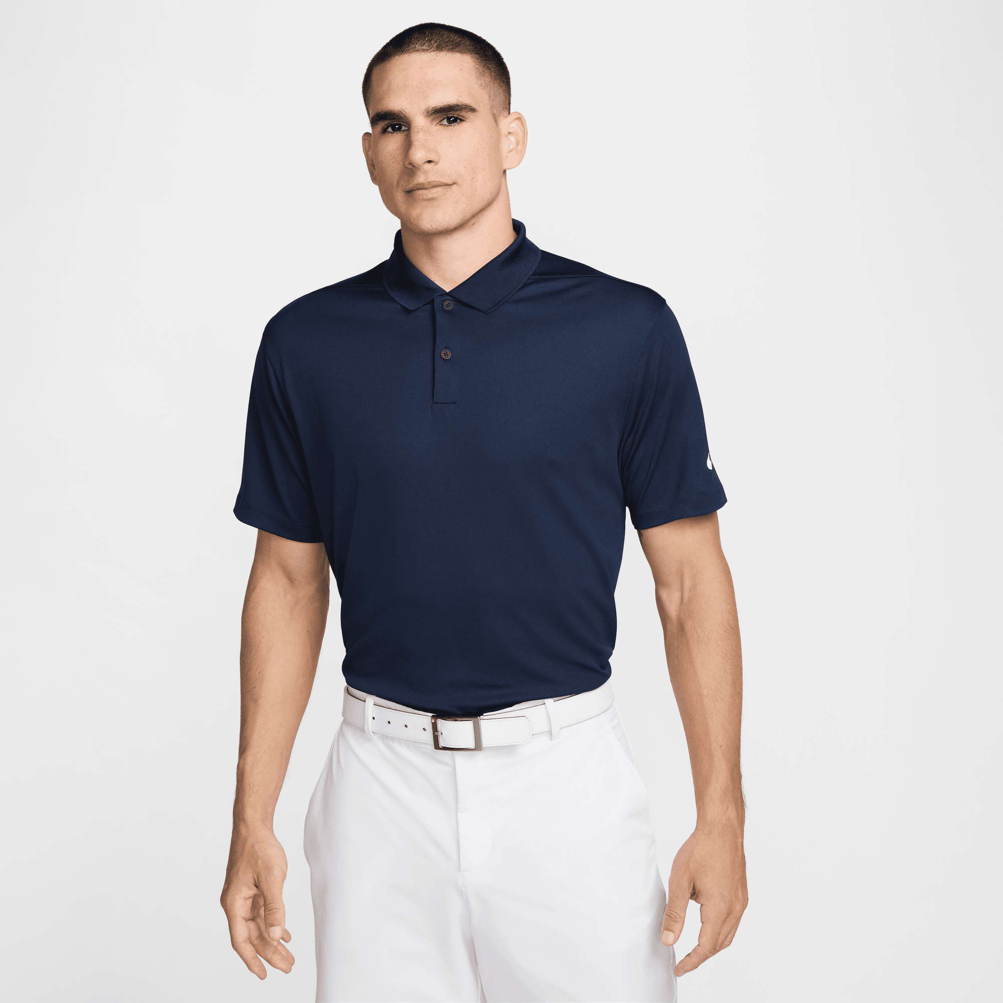 Nike DF Victory Solid Polo - Obsidian / White