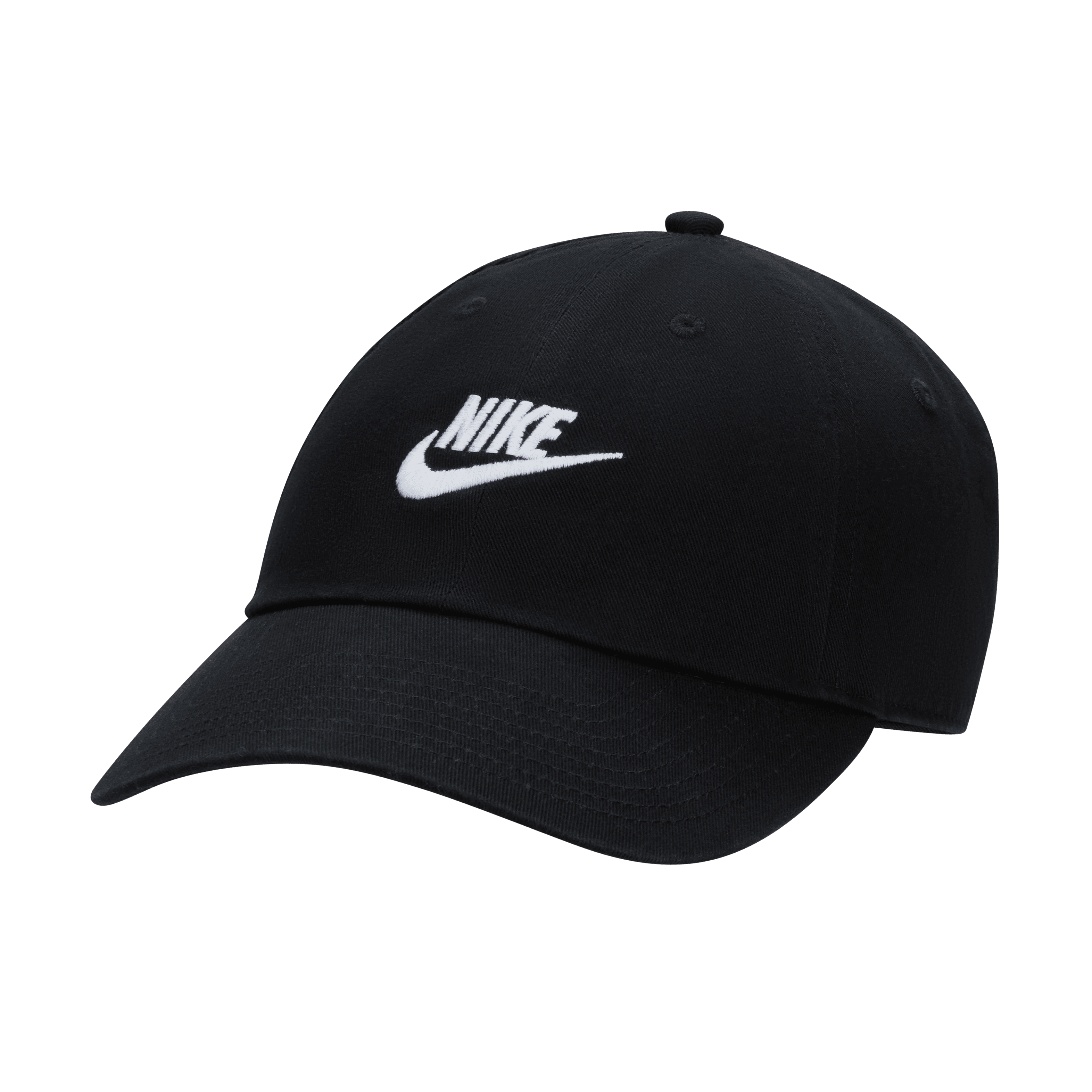 Nike Club Futura Wash Cap - Black / White