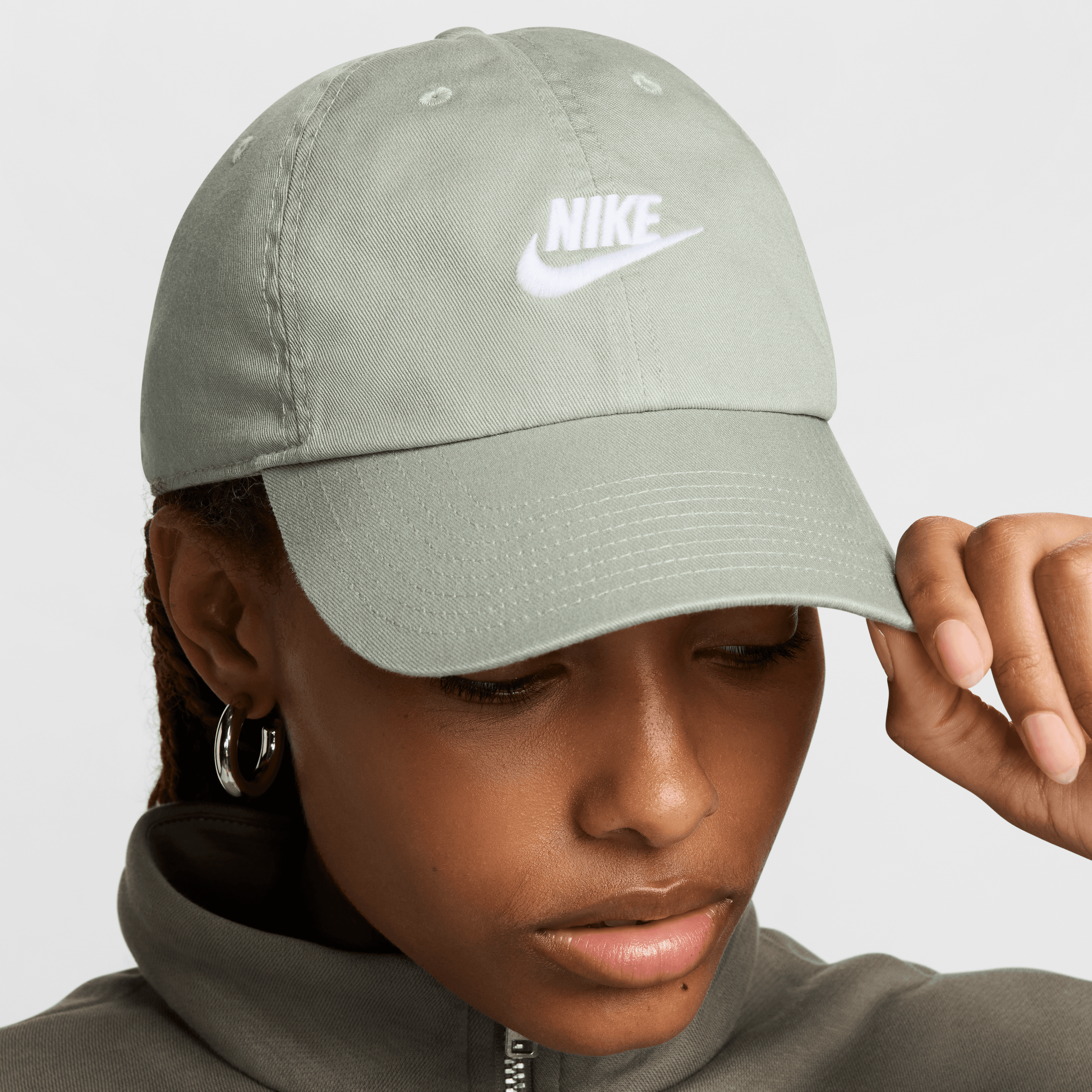 Nike Club Futura Wash Cap - Jade Horizon / White