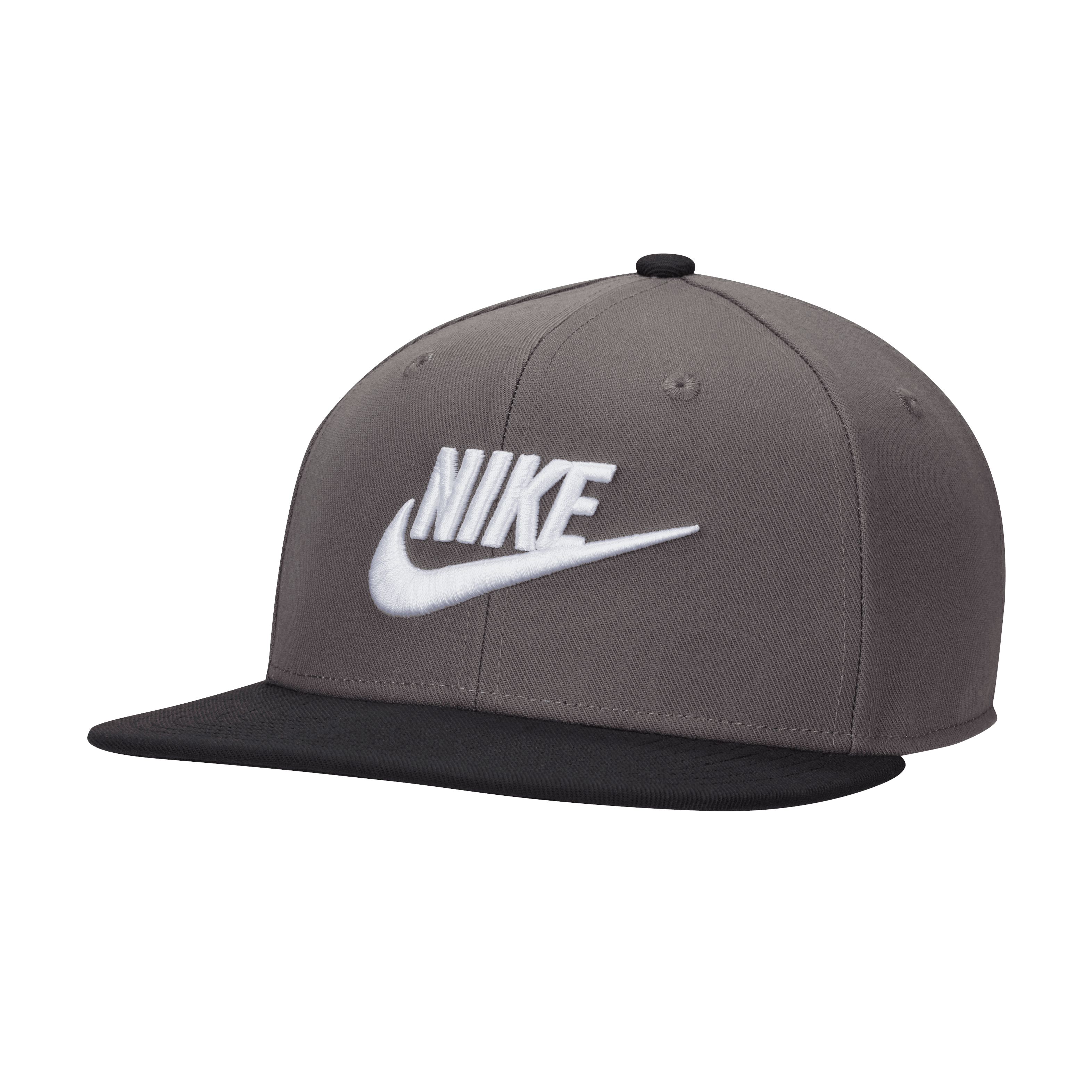 Nike Dri Fit Pro Structured Futura Cap - Iron Grey / Black / White